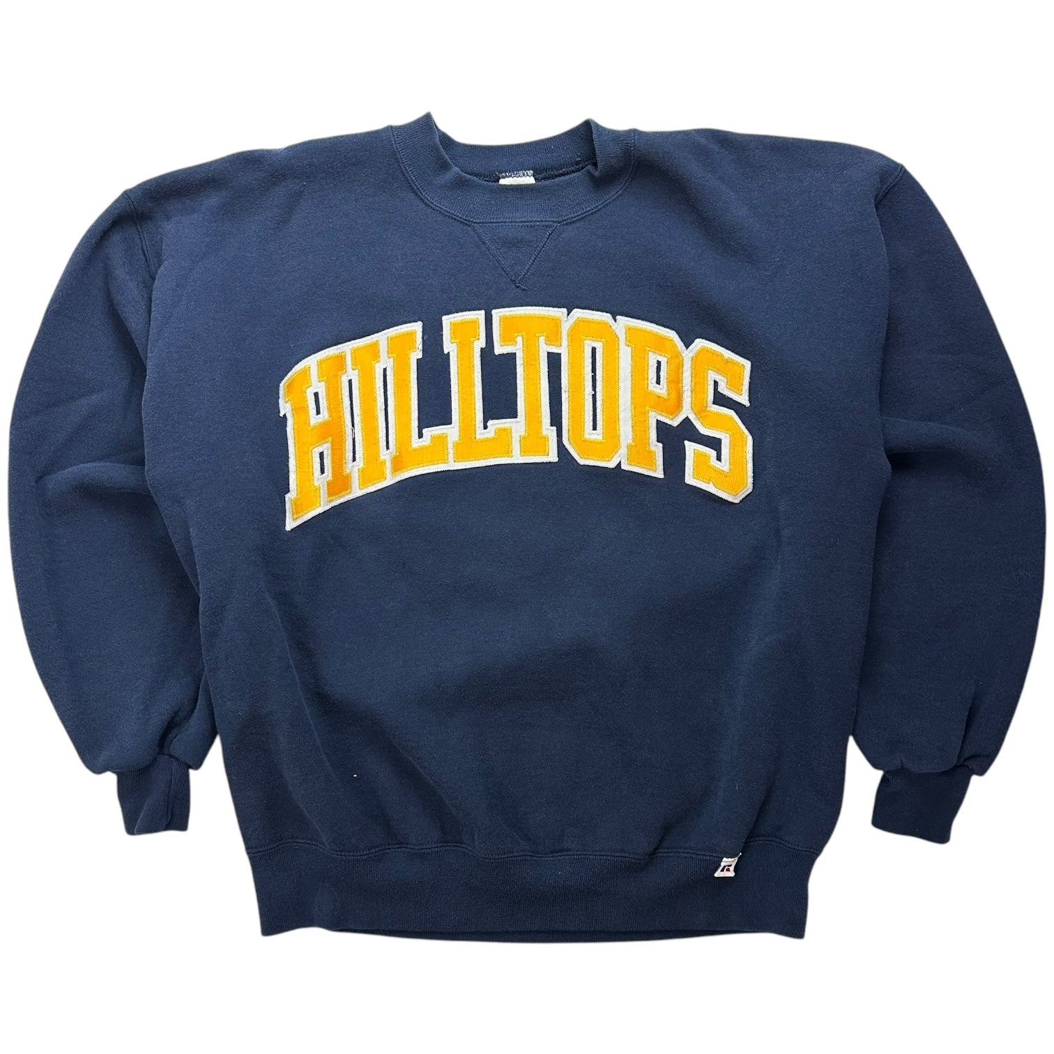 Vintage Russell Athletics Hilltops Crewneck Navy Blue