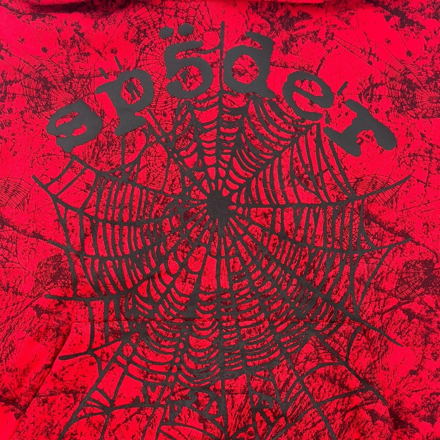 Sp5der OG Tree Camo Hoodie Red