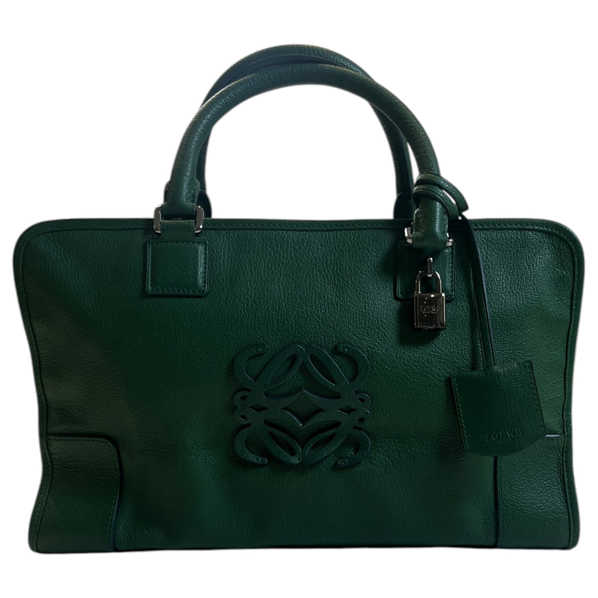 Loewe Amazona 28 Leather Bag Green