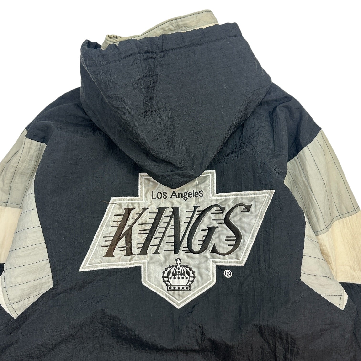 Vintage Los Angeles Kings Starter Pull Over Jacket Black
