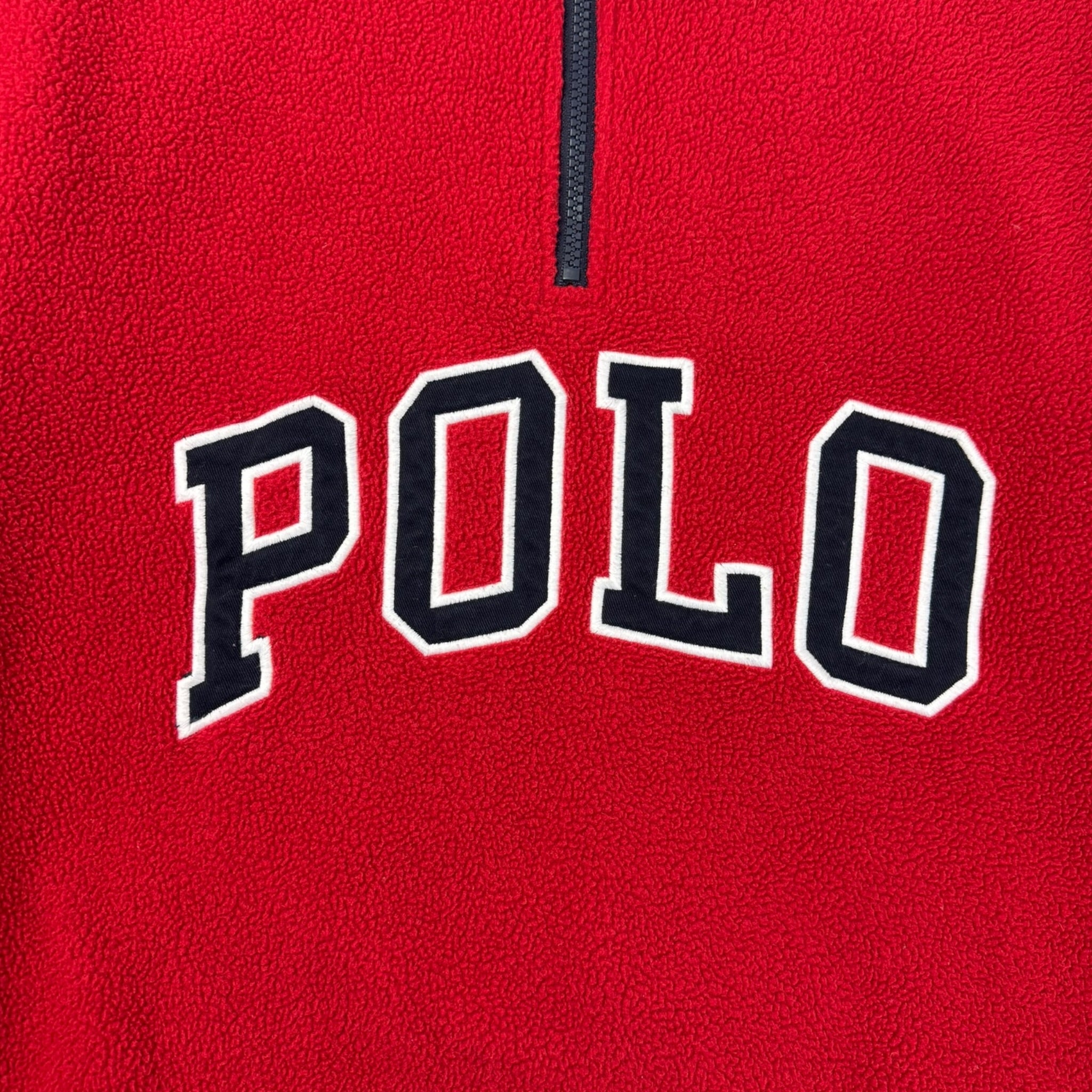 Polo Ralph Lauren Big Polo 1/4 Zip Fleece Red