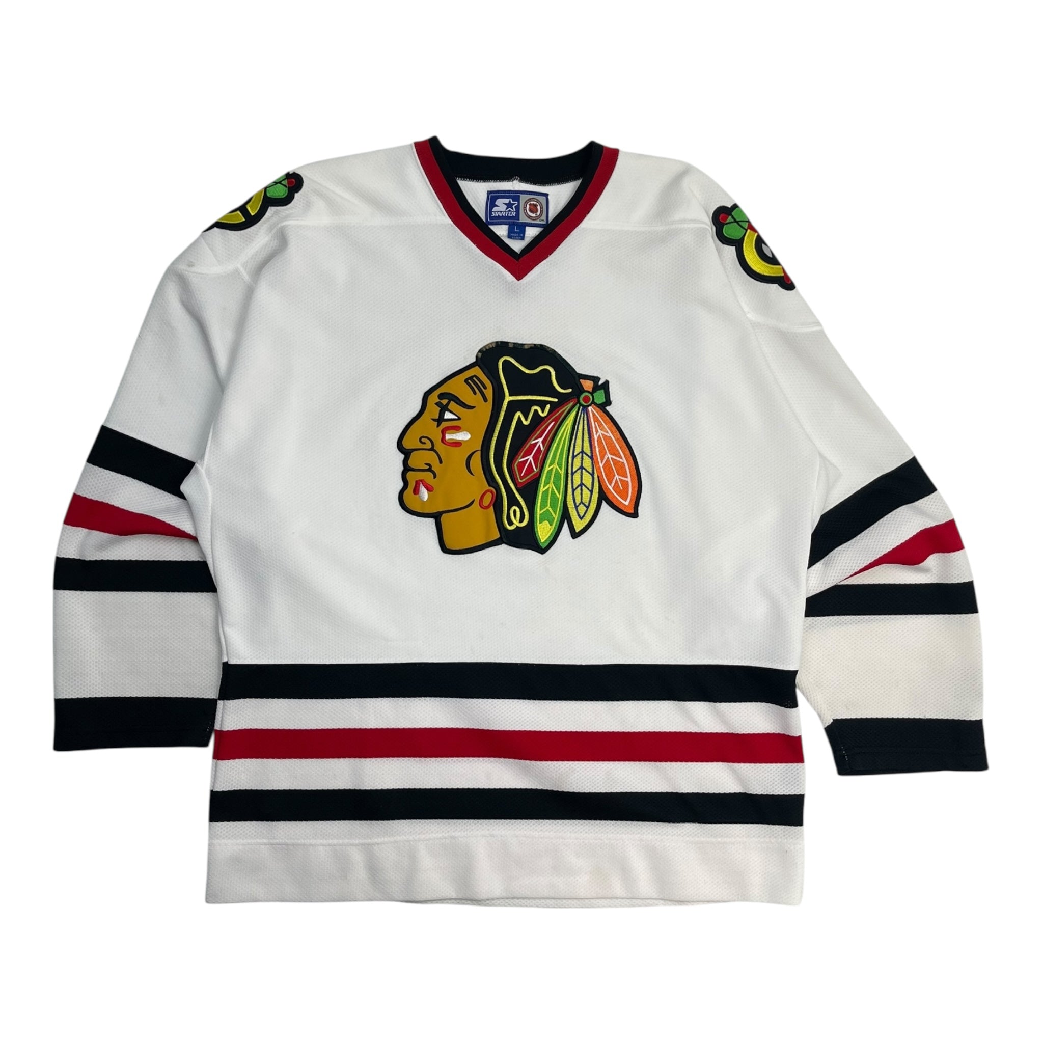 Vintage Chicago Blackhawks Away Starter Jersey