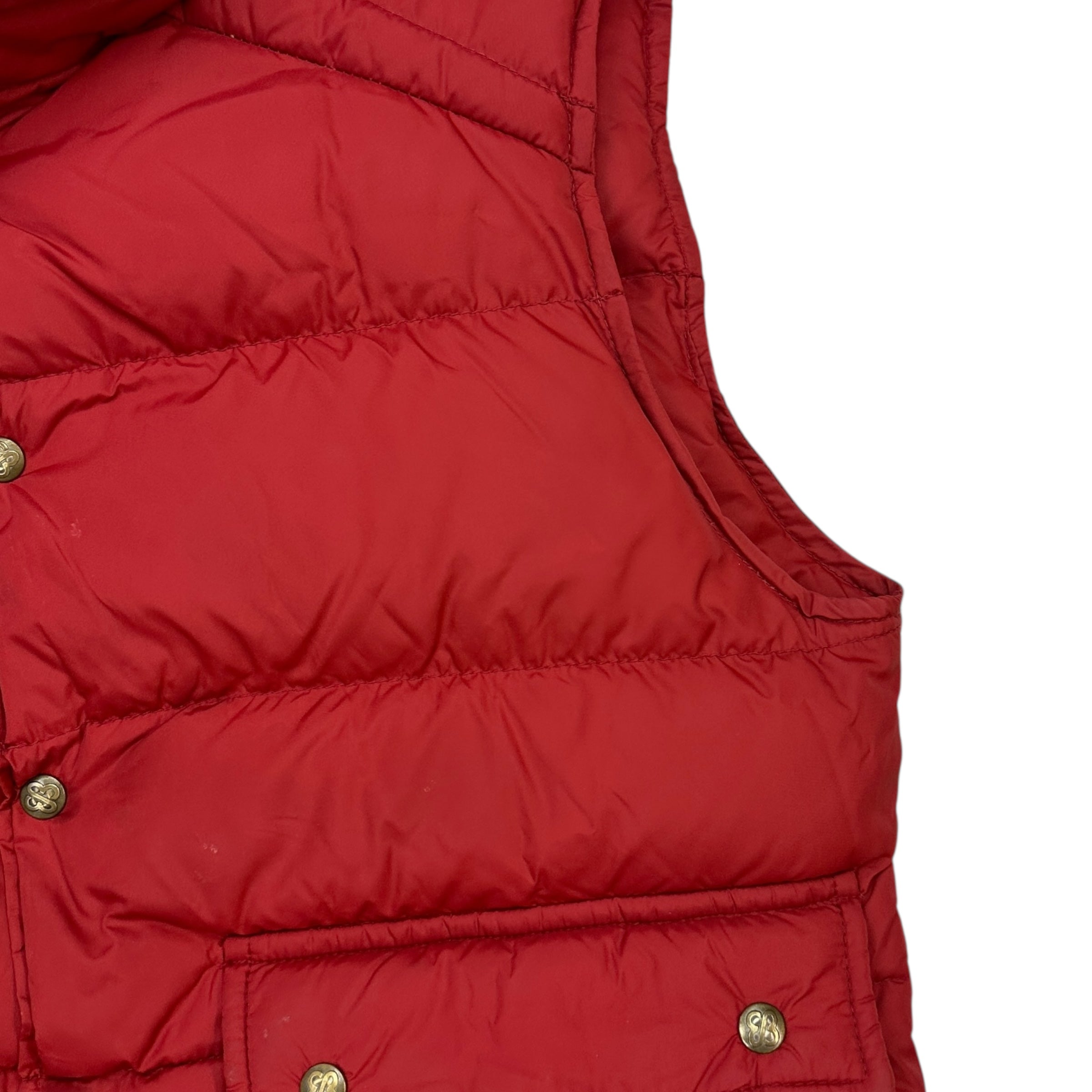 Vintage Eddie Bauer Insulated Vest Red