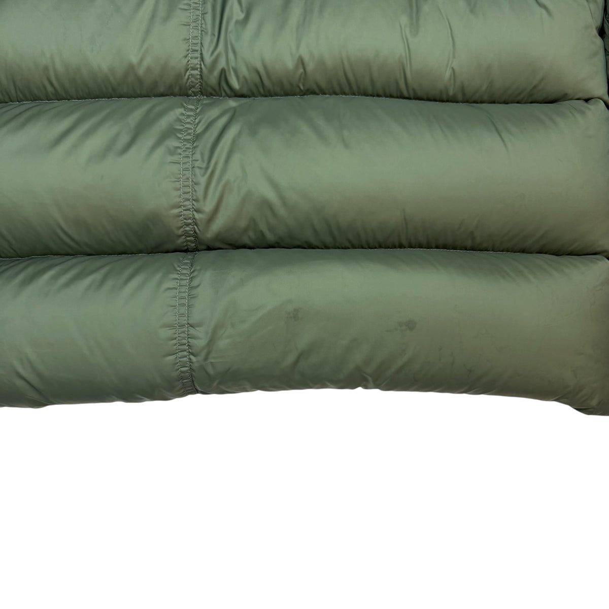 Rick Owens FW21 Gethsemane Flight Puffer Jacket Green