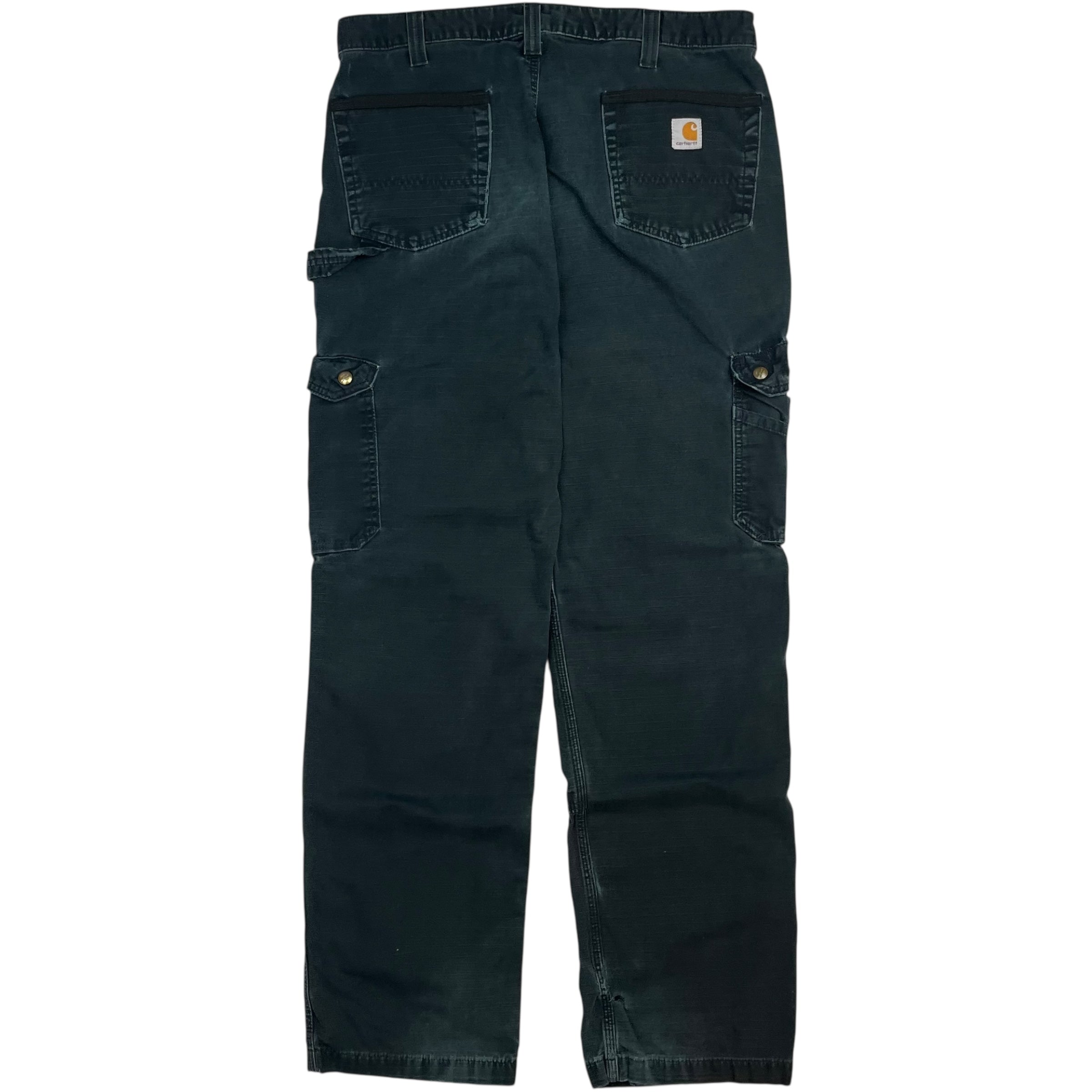 Vintage Carhartt Pepsi Denim Cargo Pants Black