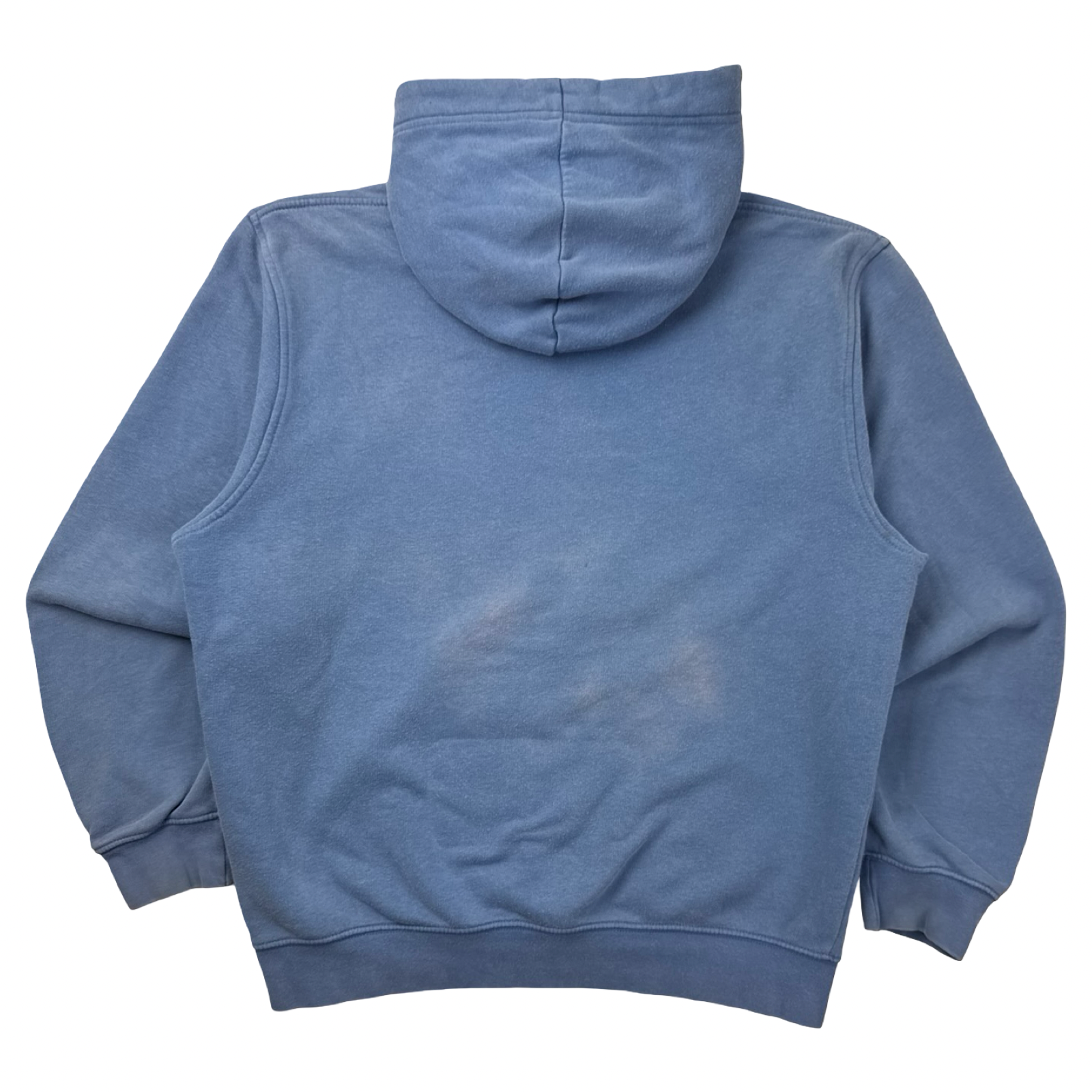 Vintage Y2K Nike Pocket Mini Swoosh Hoodie Blue