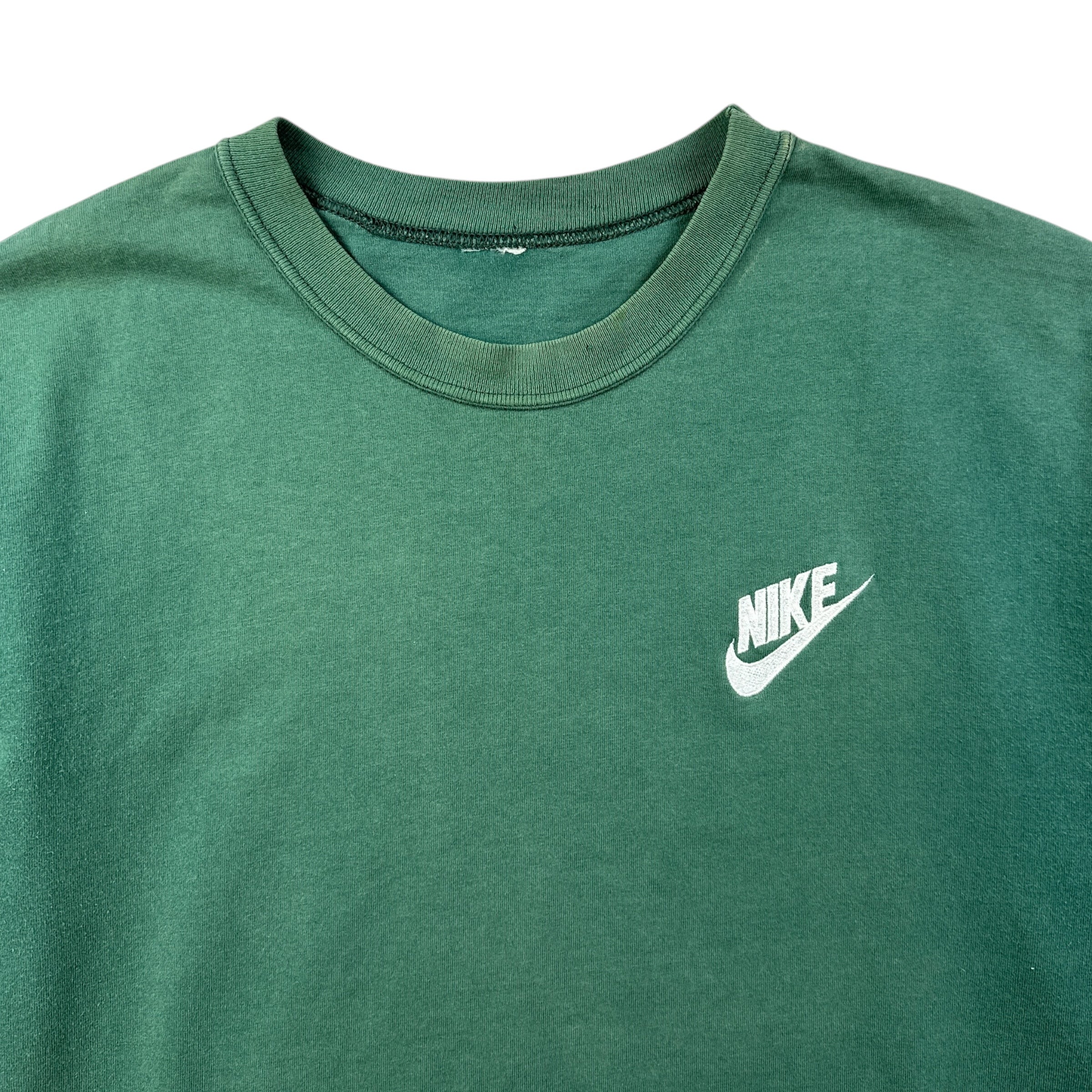 Vintage Nike Spellout Logo Tee Green