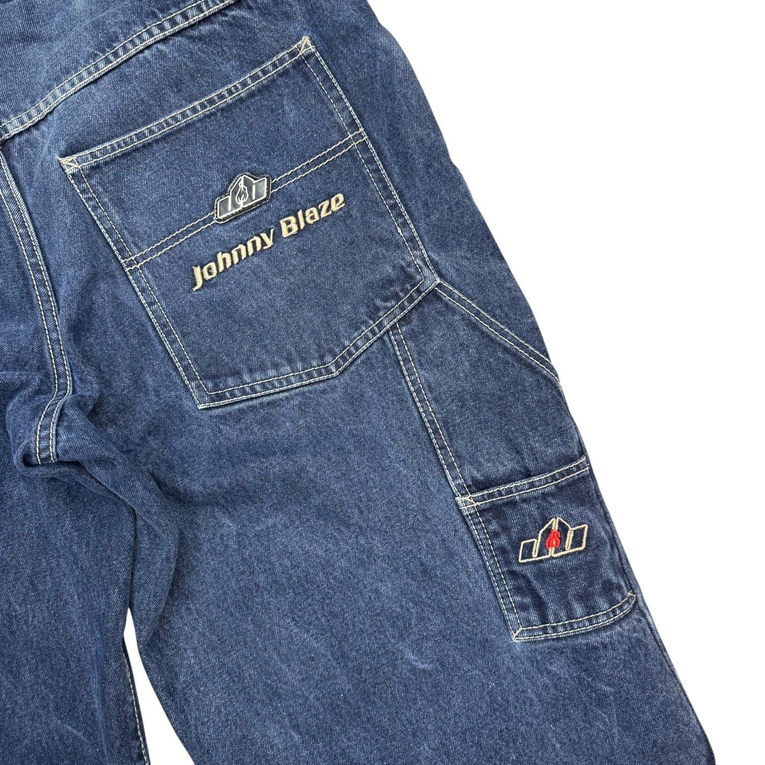 Vintage Y2K Johnny Blaze Denim Pants Dark Wash