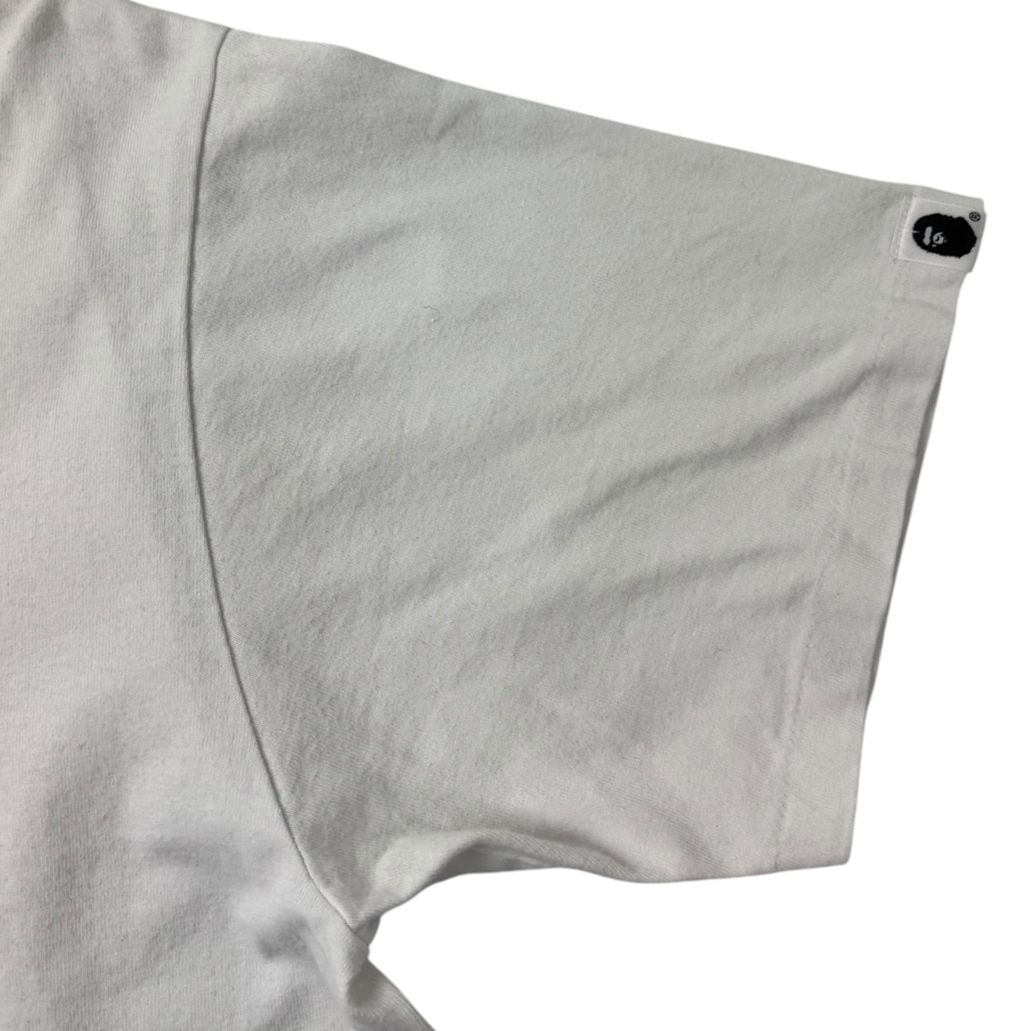 BAPE x Undefeated Unbalance Tee White