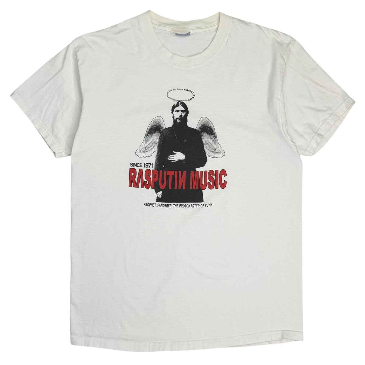 Vintage Rasputin Music Tee White