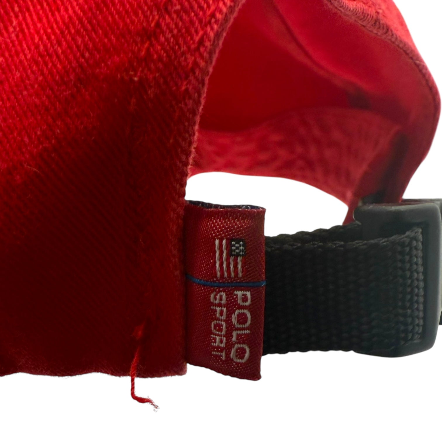 Polo Sport Ralph Lauren Sport Buckle Back Hat Red