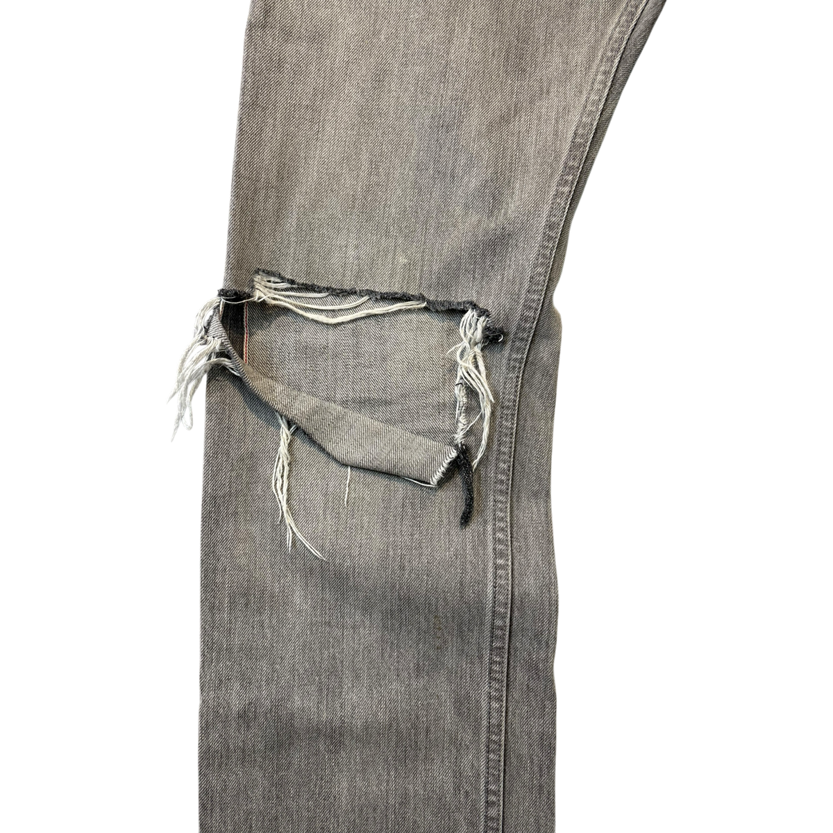 Fear Of God 6th Collection Belted Distressed Denim Grey