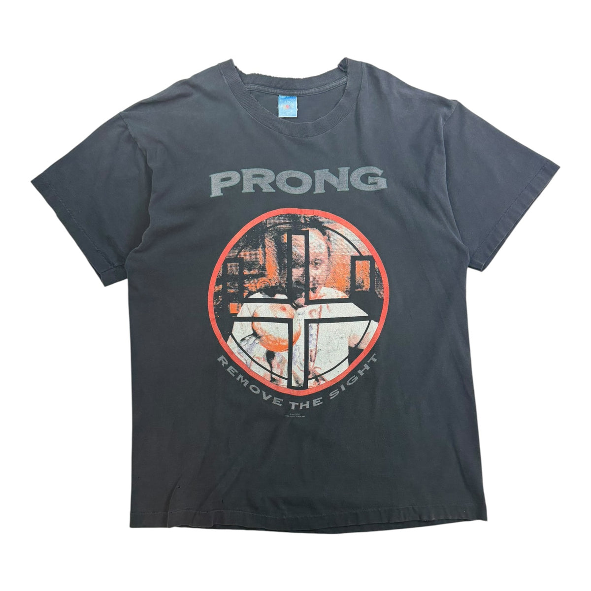 Vintage 1994 Remove the Sight Prong T-Shirt Black