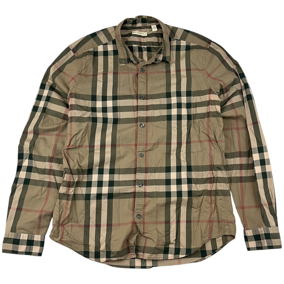 Burberry Brit Button-Up Long-Sleeve