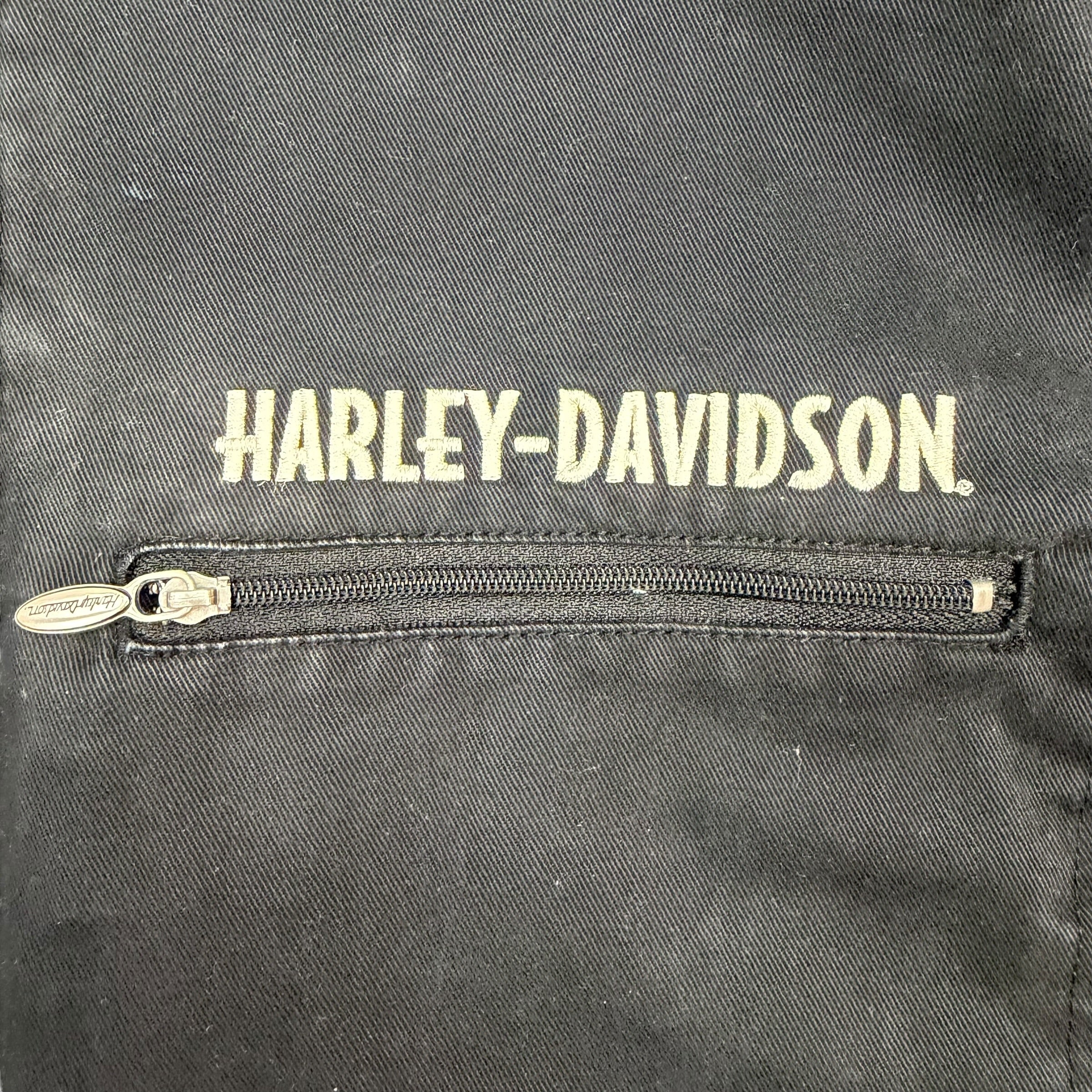 (W) Vintage Harley Davidson Highway One Jacket Black
