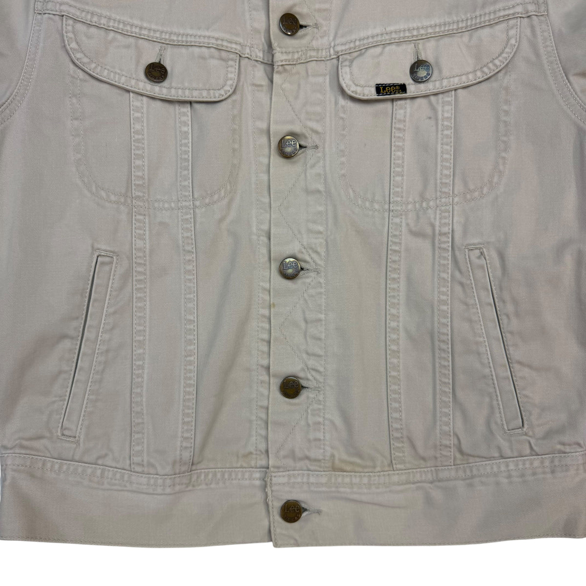 (W) Vintage Lee Westerner Denim Jacket Tan