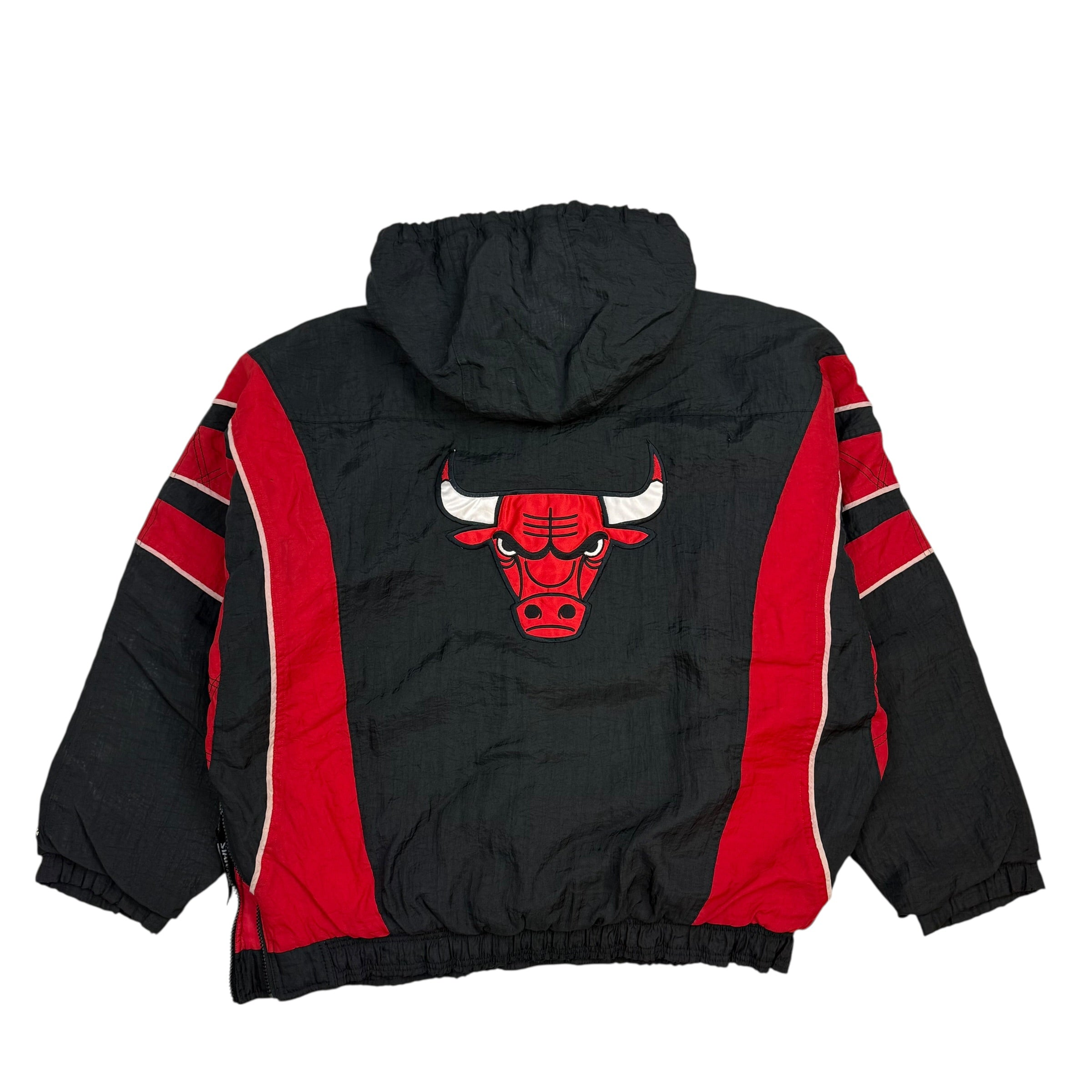 Vintage Starter Chicago Bulls Anorak Jacket Black/Red