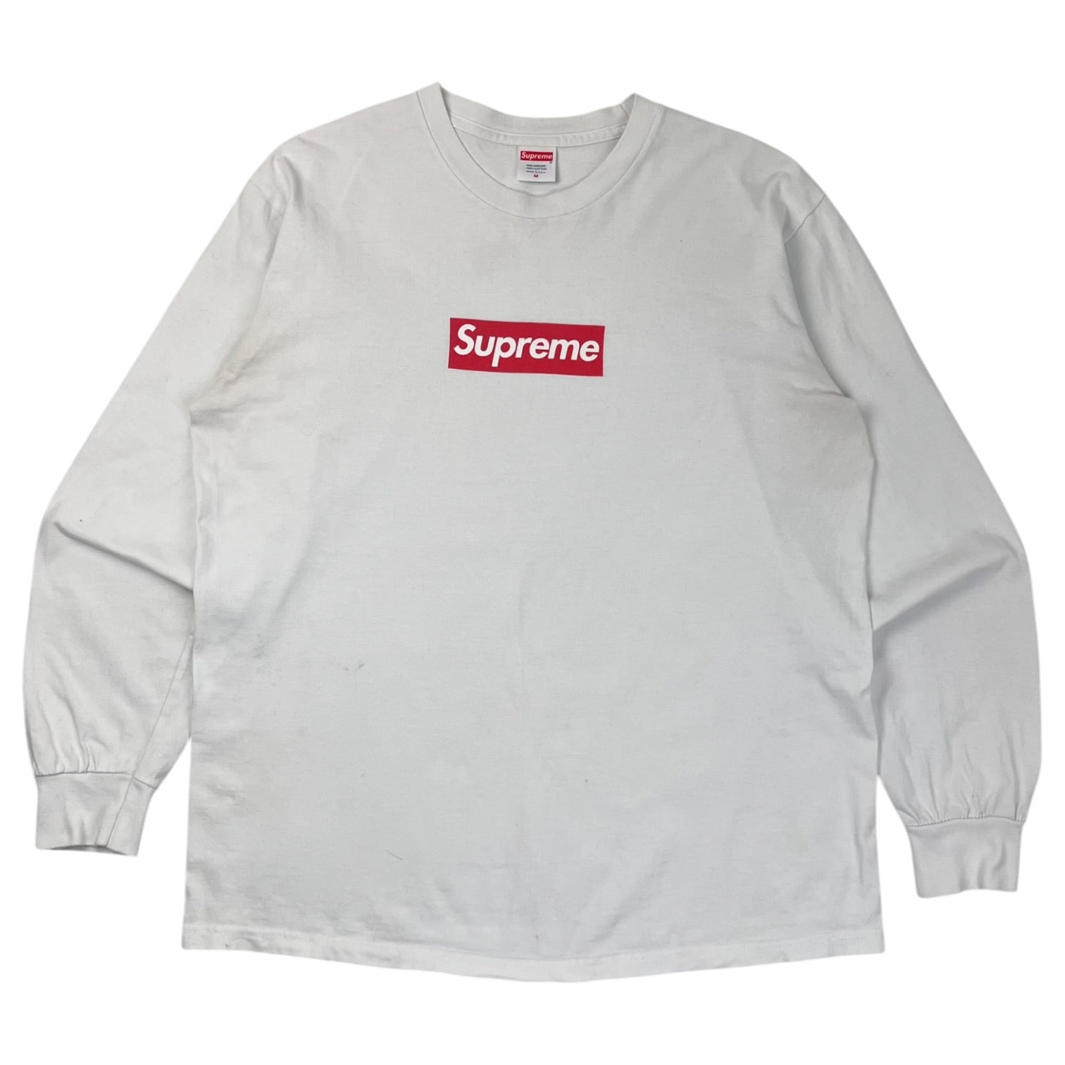 Supreme Box Logo L/S Shirt White