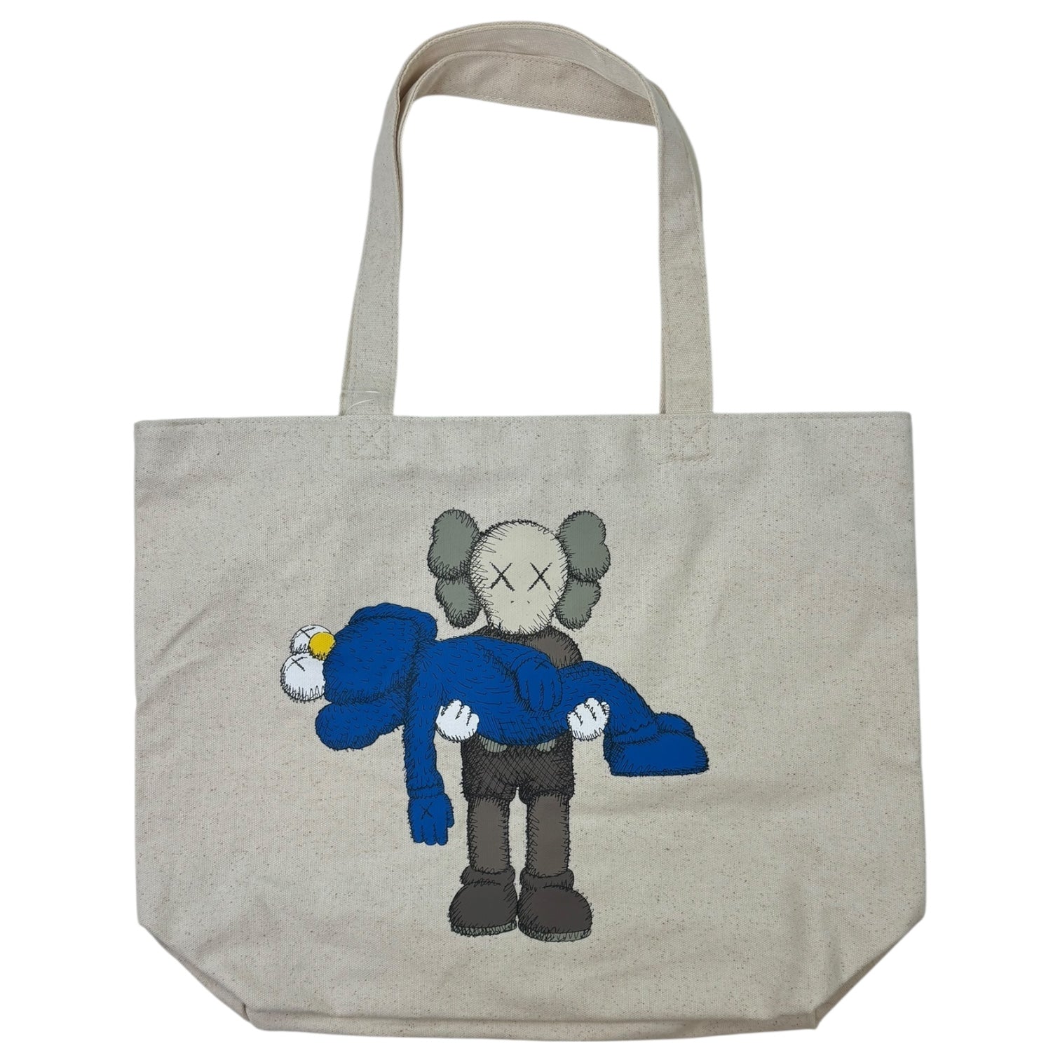 KAWS x Uniqlo Gone Tote Bag Natural