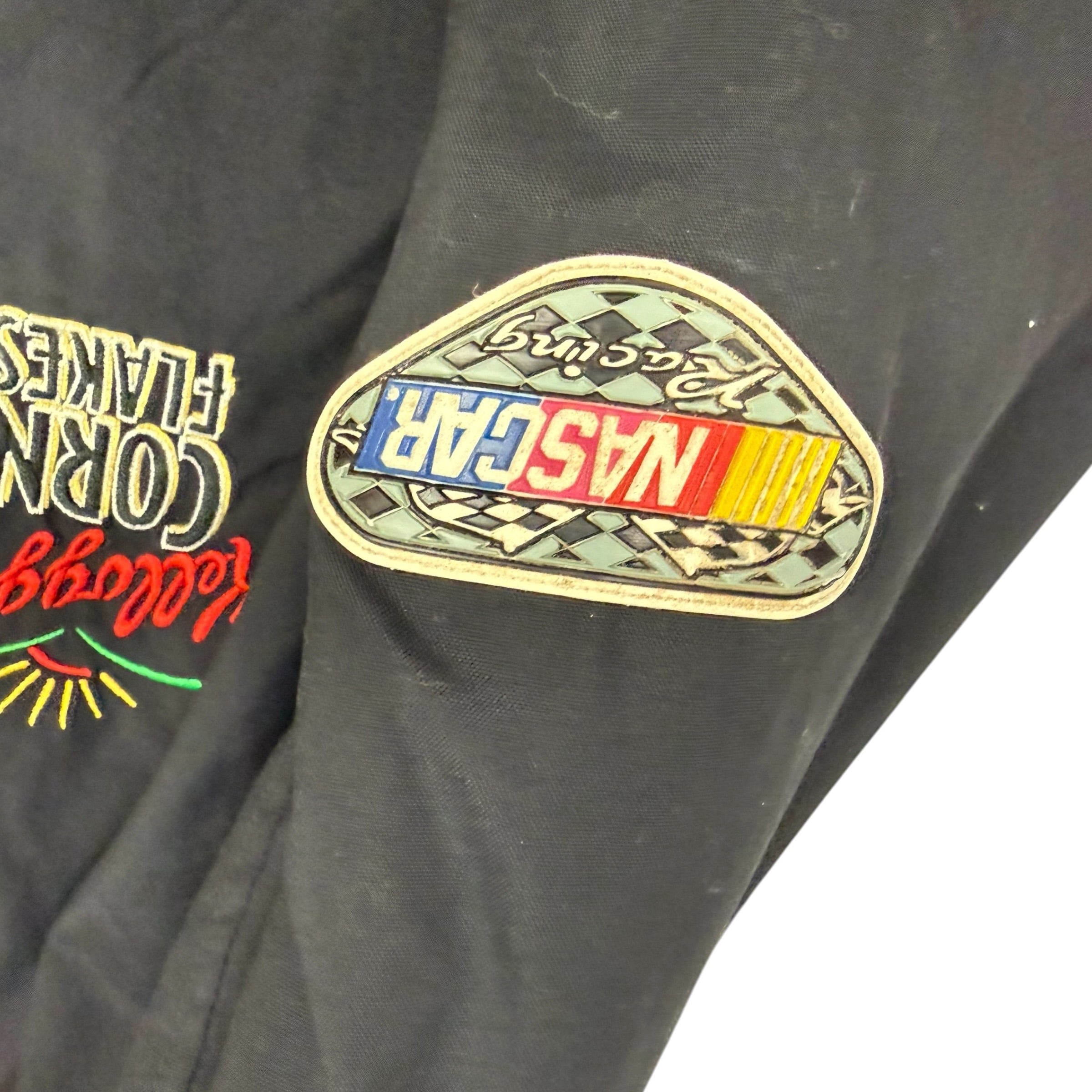 Vintage NASCAR Team Labonte Racing Jacket Black