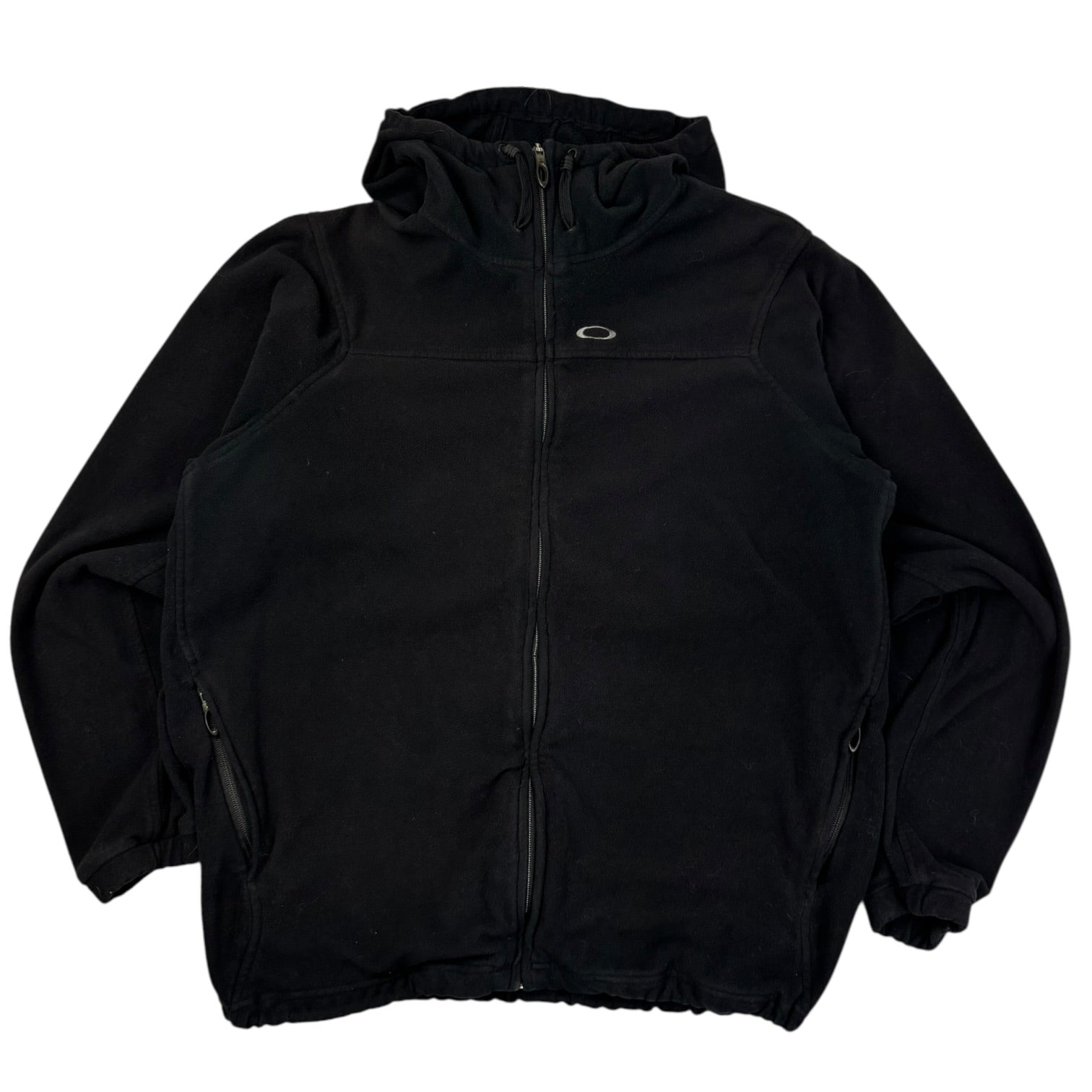 Vintage Oakley Zip Up Fleece Hoodie
