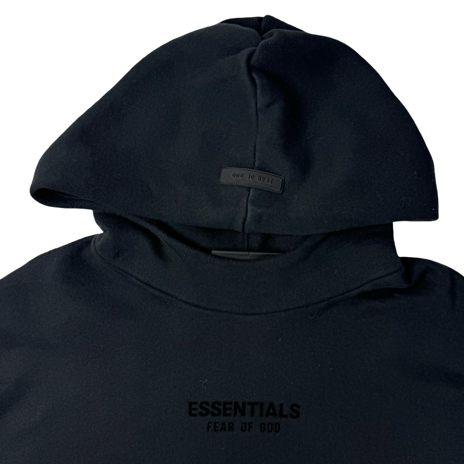 Fear of God Essentials Hoodie Jet Black