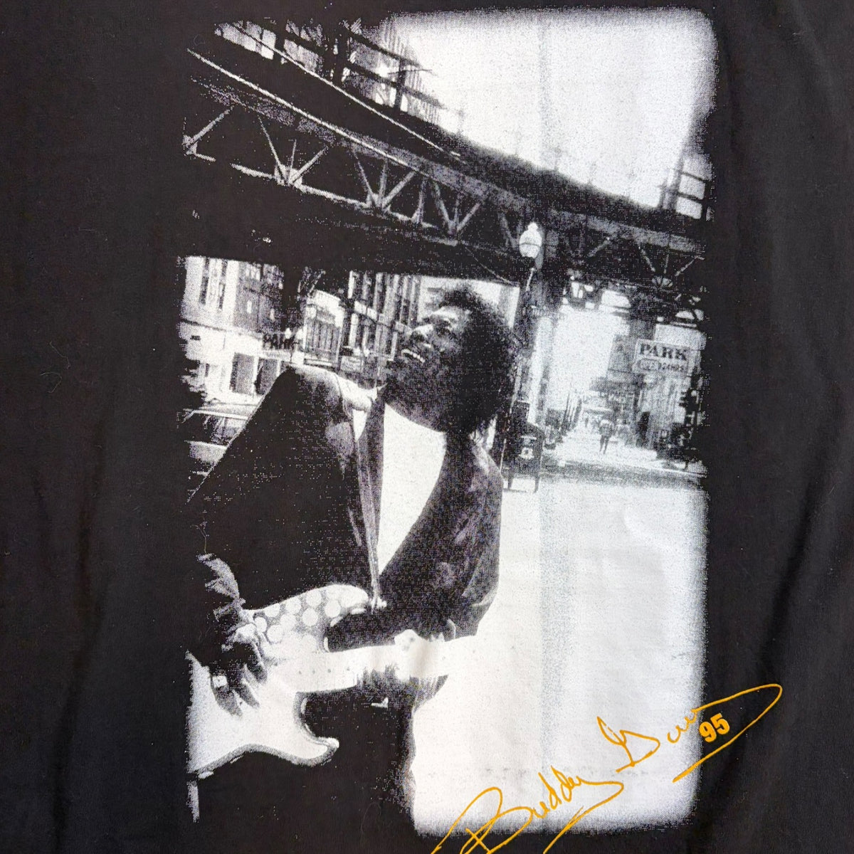 Vintage 1995 Buddy Guy West Coast Tour Long-Sleeve Black