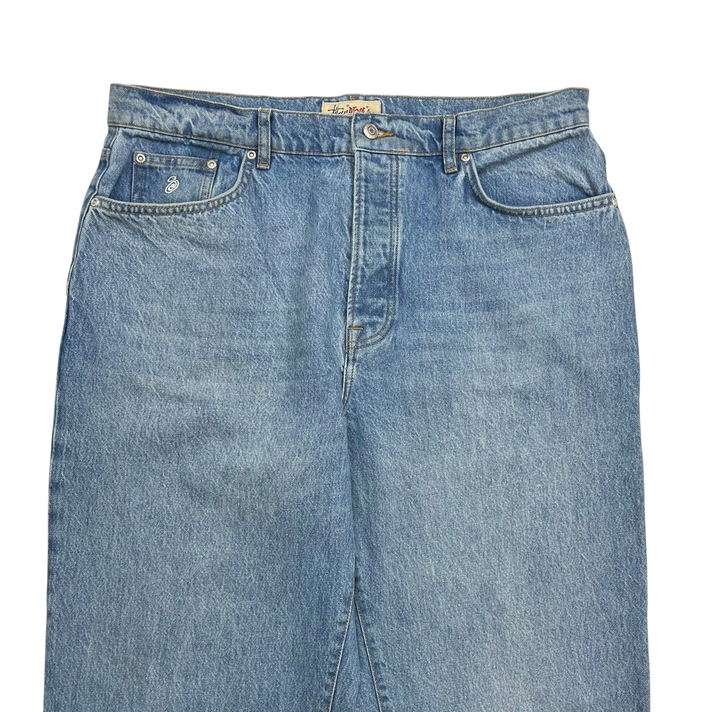 Stussy “BIGOL” Denim Pants Light Wash Blue