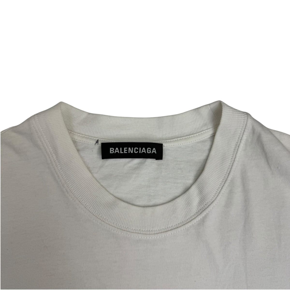 Balenciaga Fuel Tank Tee White