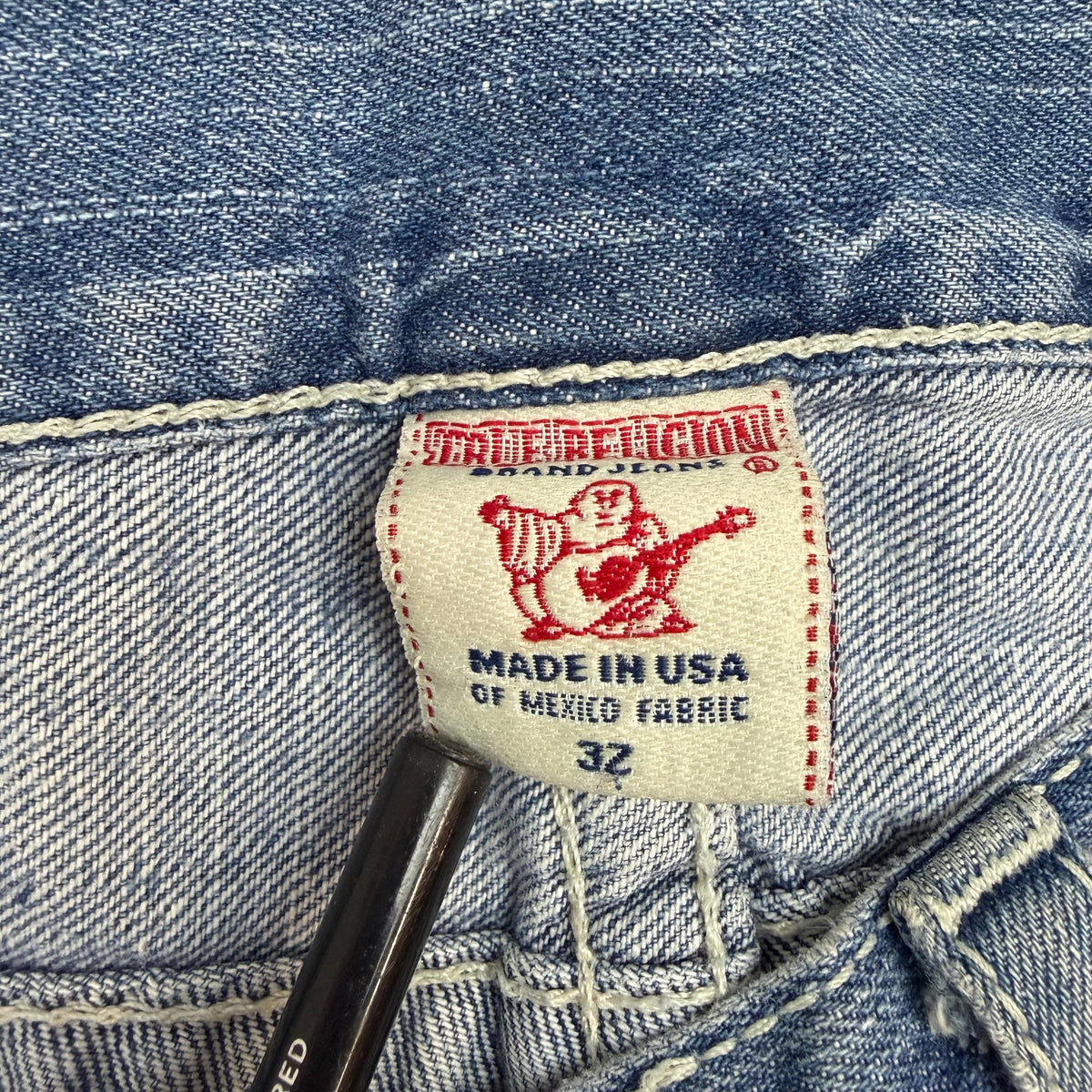 Vintage True Religion Slim Fit Jeans Blue