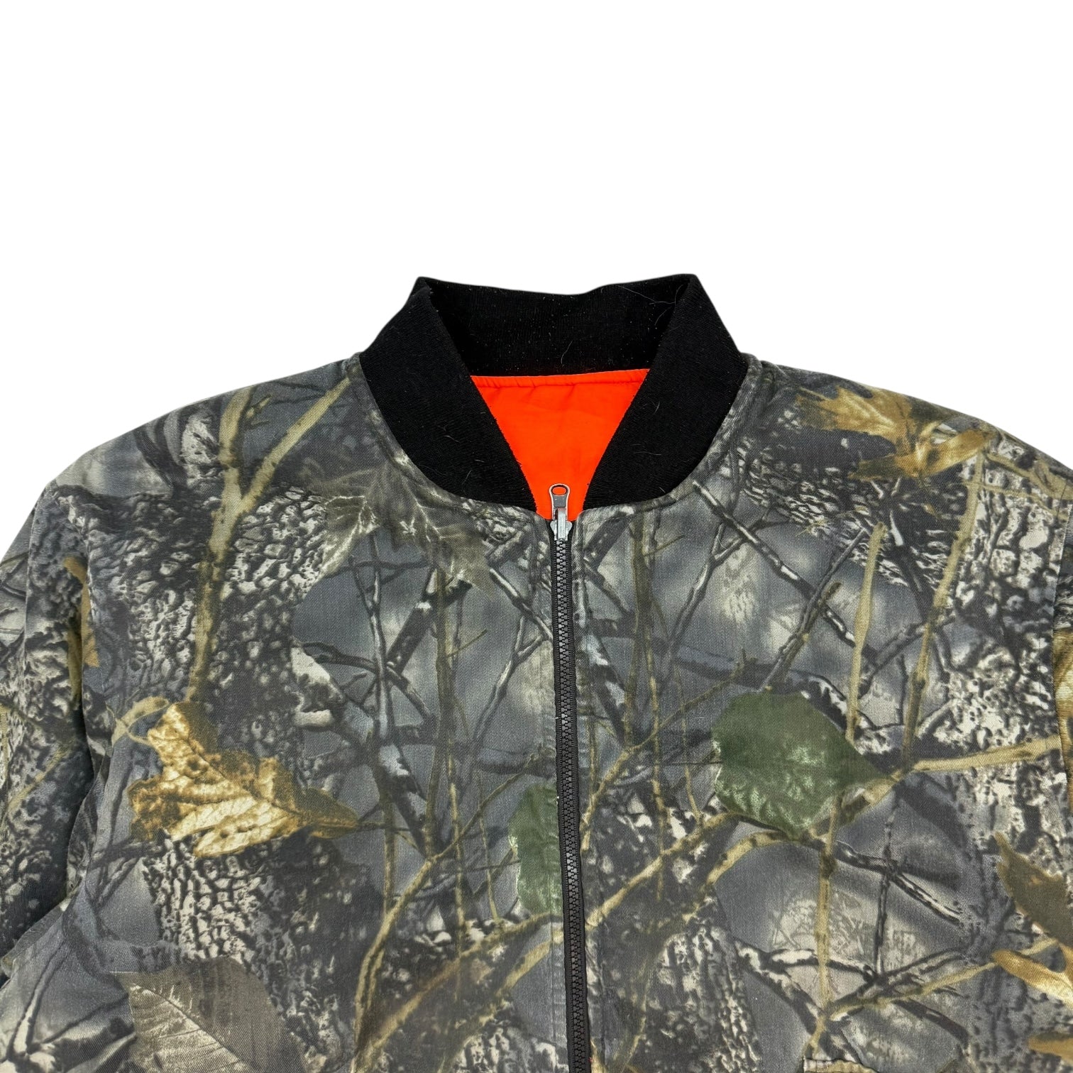 Vintage Reversible Bomber Jacket Camo/Orange