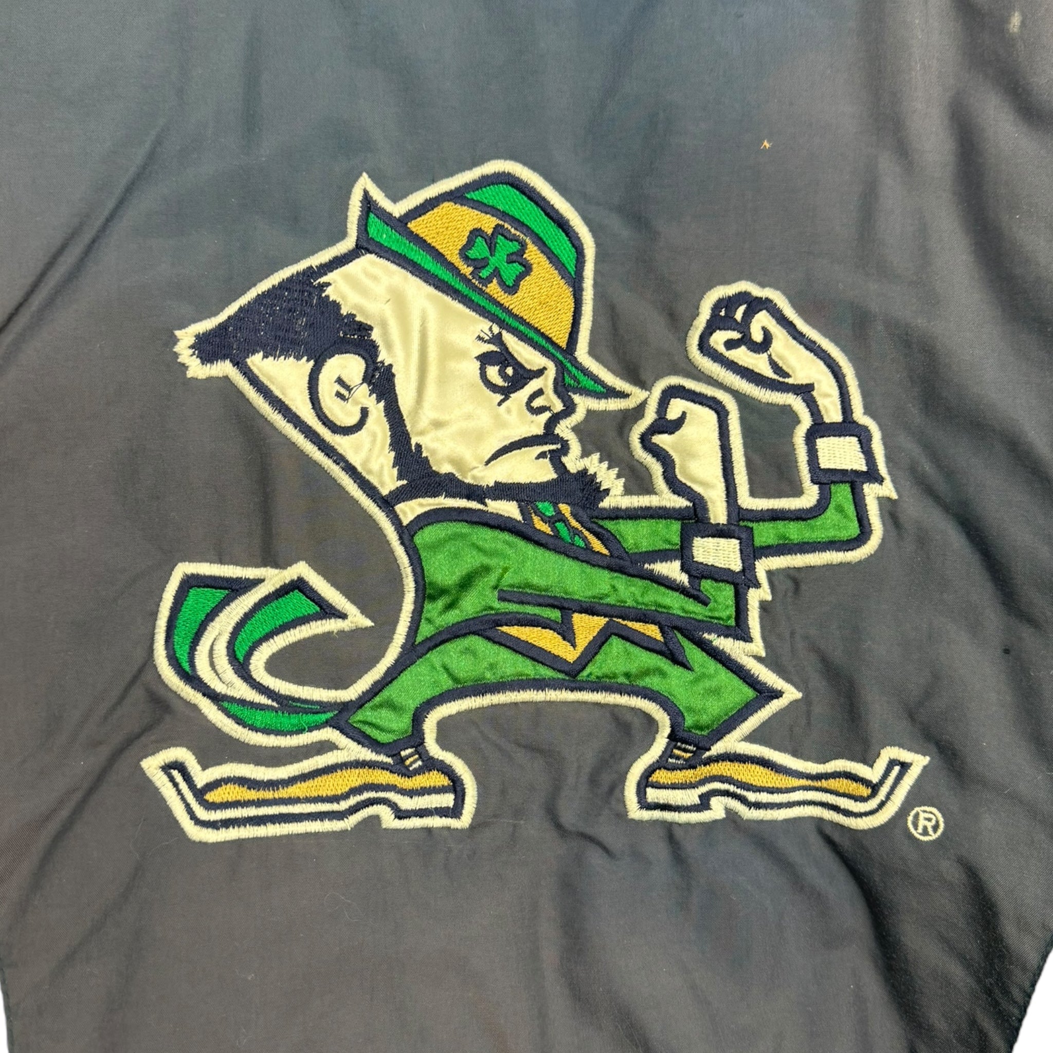 Vintage Notre Dame Fighting Irish Chalk Line Jacket