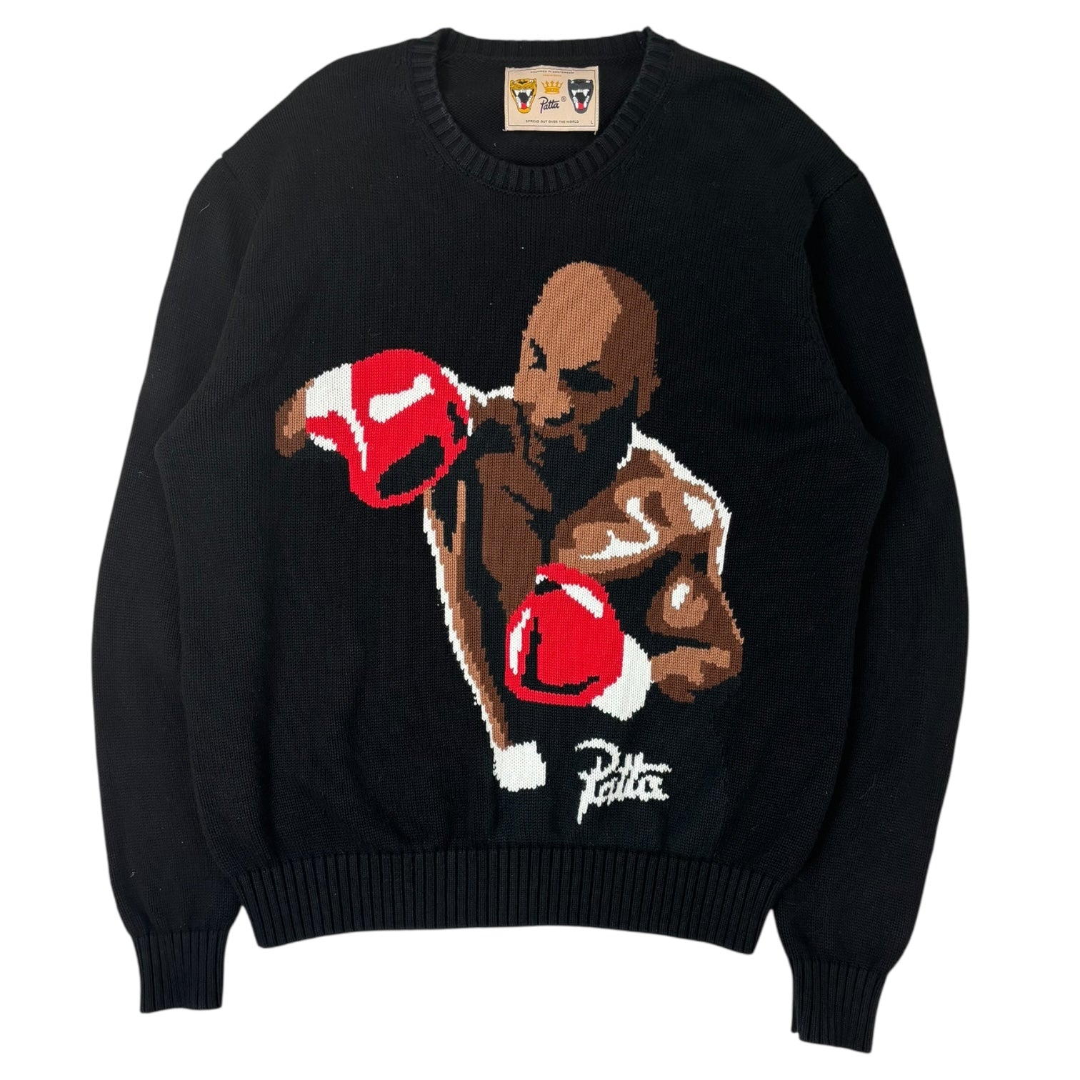 Patta Boxer Knit Sweater Black