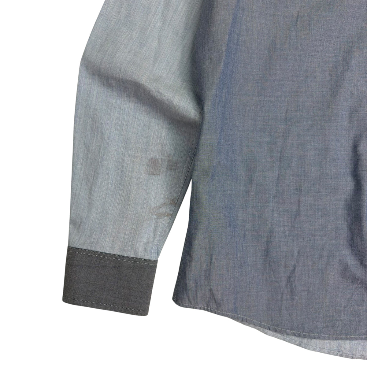 Acne Studios Victor Block Button Up Blue