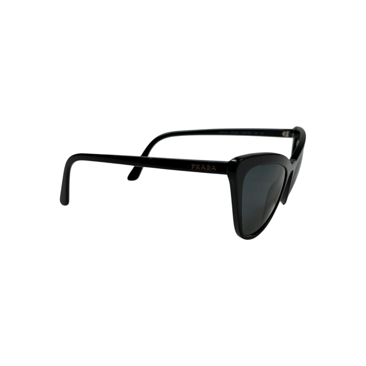 (W) Prada Cat Eye Sunglasses Black