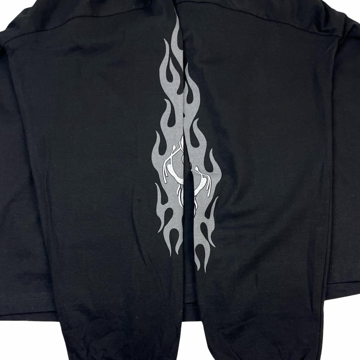 Vintage Orange County Choppers Flame Sleeve T-Shirt Black