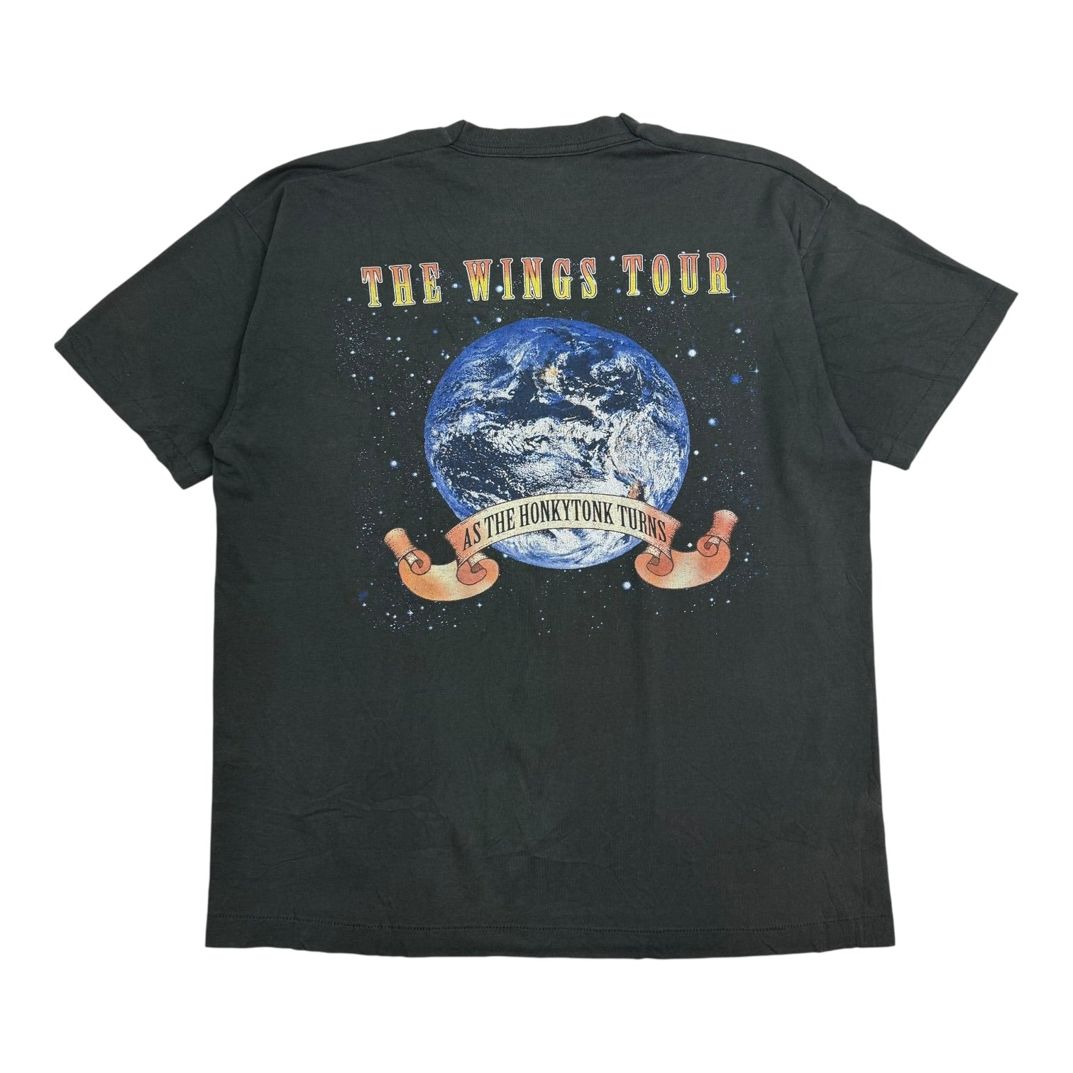 1996 Mark Chestnutt The Wings Tour Tee Black