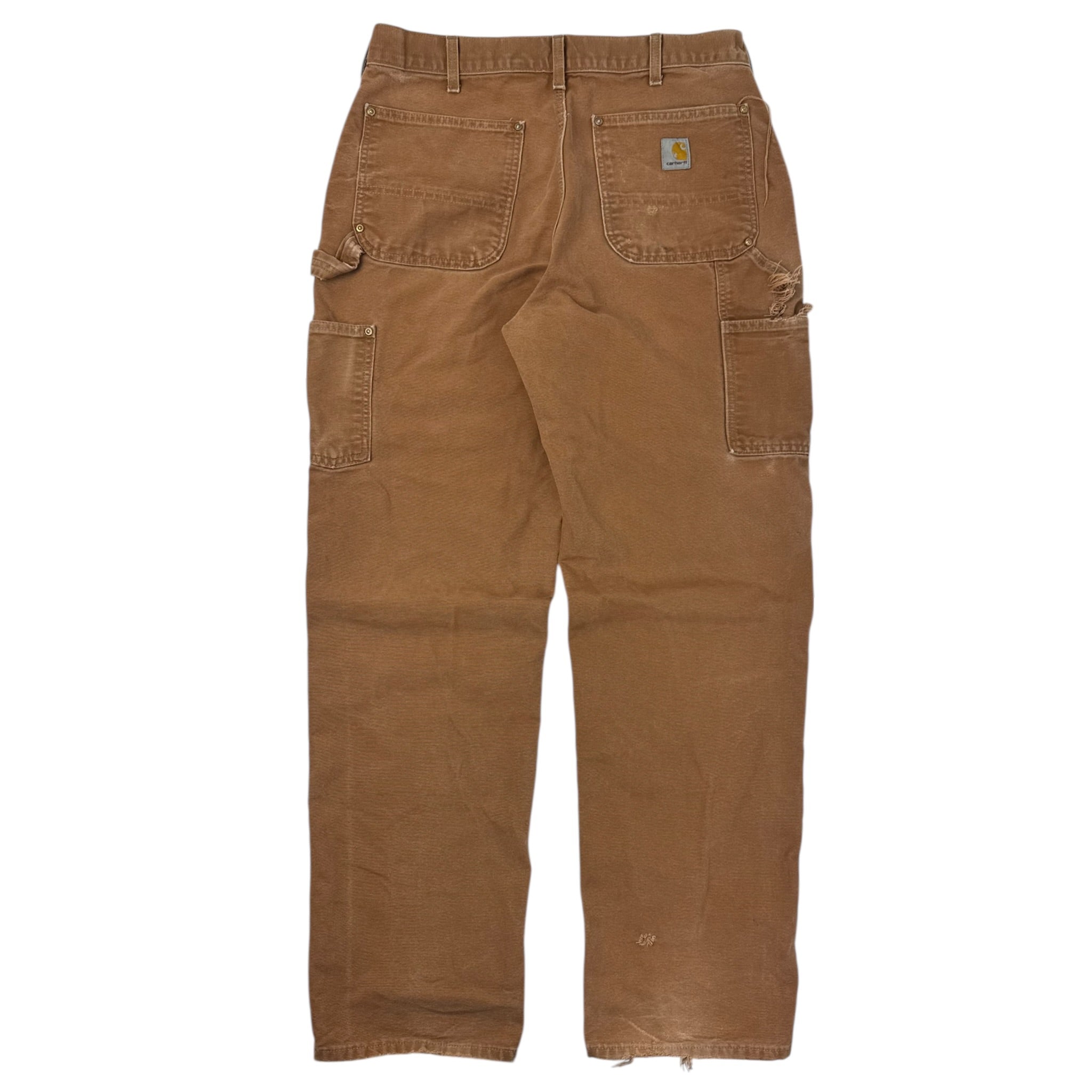 Vintage Carhartt Double Knee Bottoms Faded Tan
