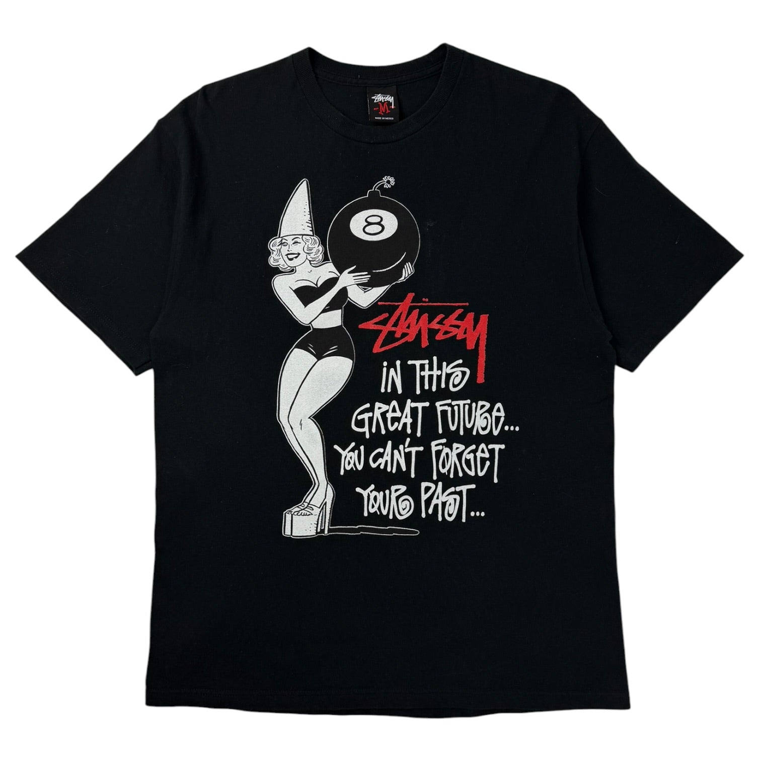 Stussy x Gilbert Hernandez 8-Ball Bomb T-Shirt Black