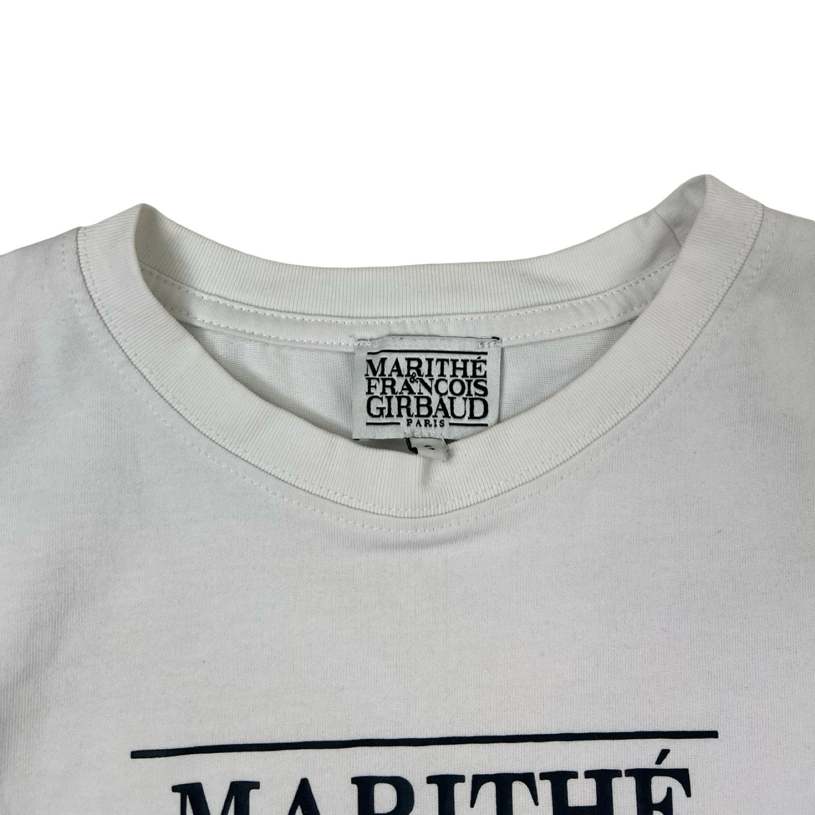 (W) Marithé + François Girbaud W Classic Logo Crop T-Shirt