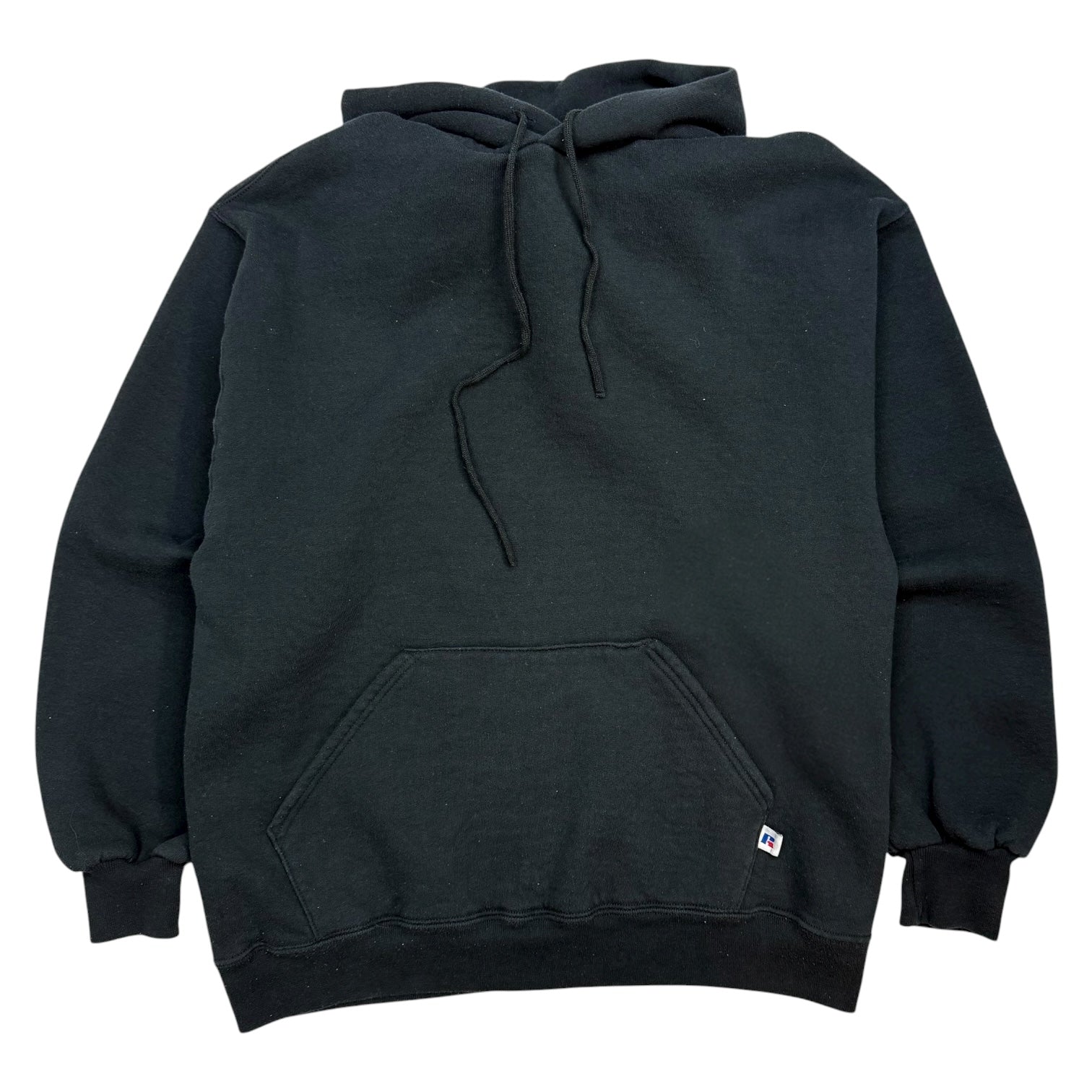 Vintage Russell Athletic Blank Hoodie Black