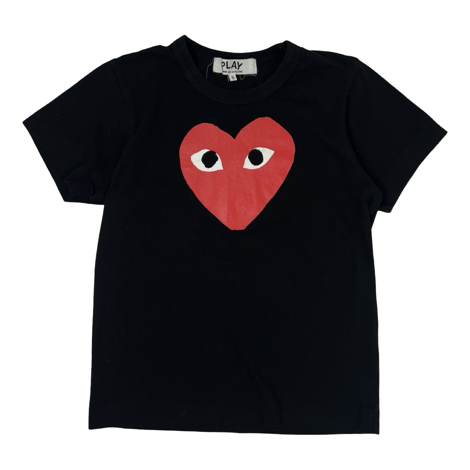 (W) Comme Des Garçon PLAY T-shirt Black