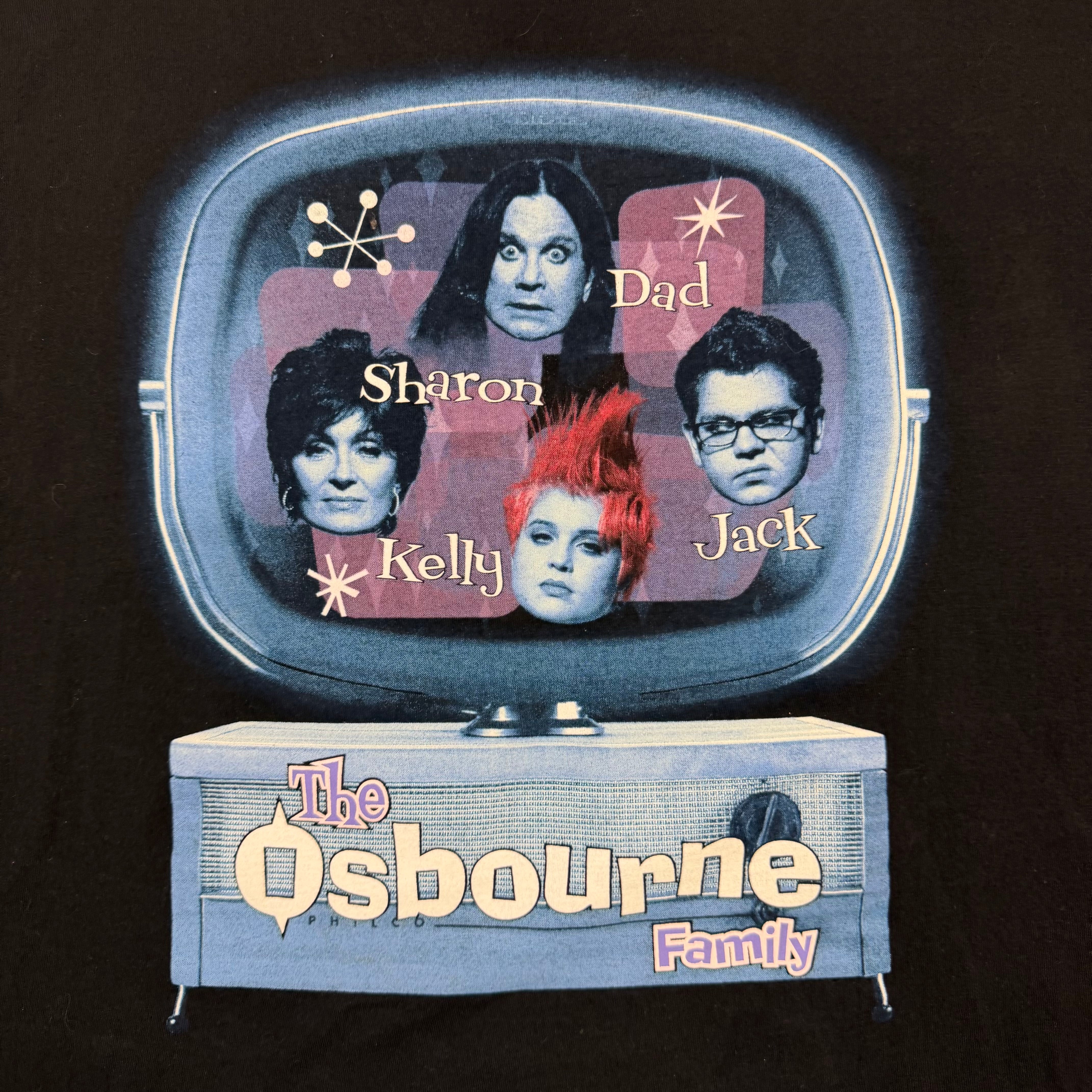 Vintage The Osbourne Family Tee Black