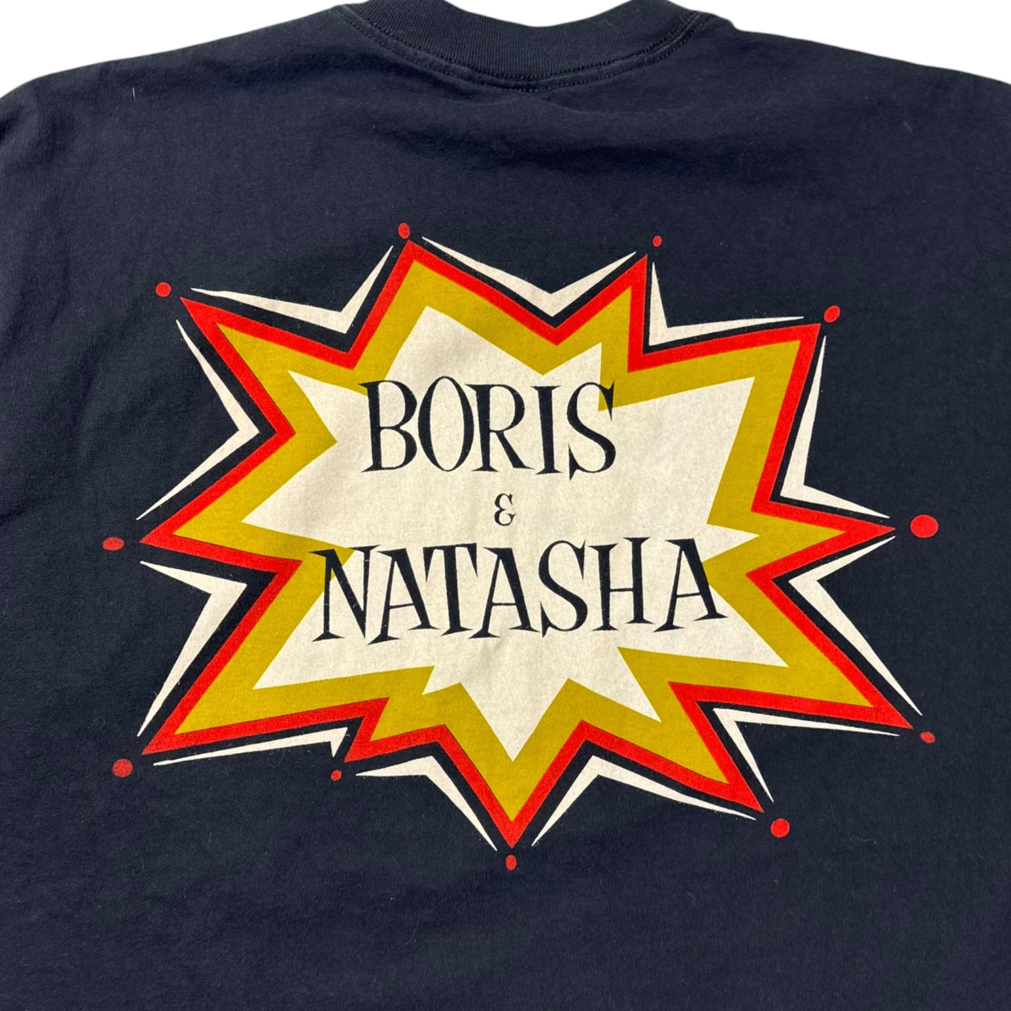 1993 Boris & Natasha Rocky & Bullwinkle Cartoon T-Shirt