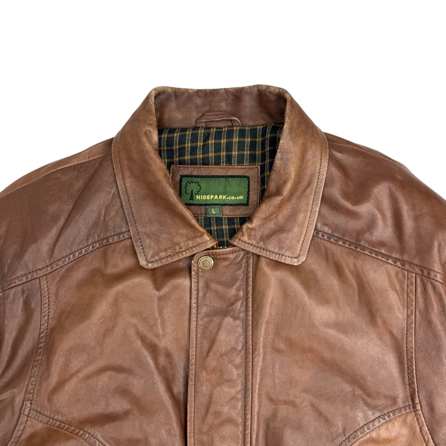 Vintage HidePark Leather Jacket Brown