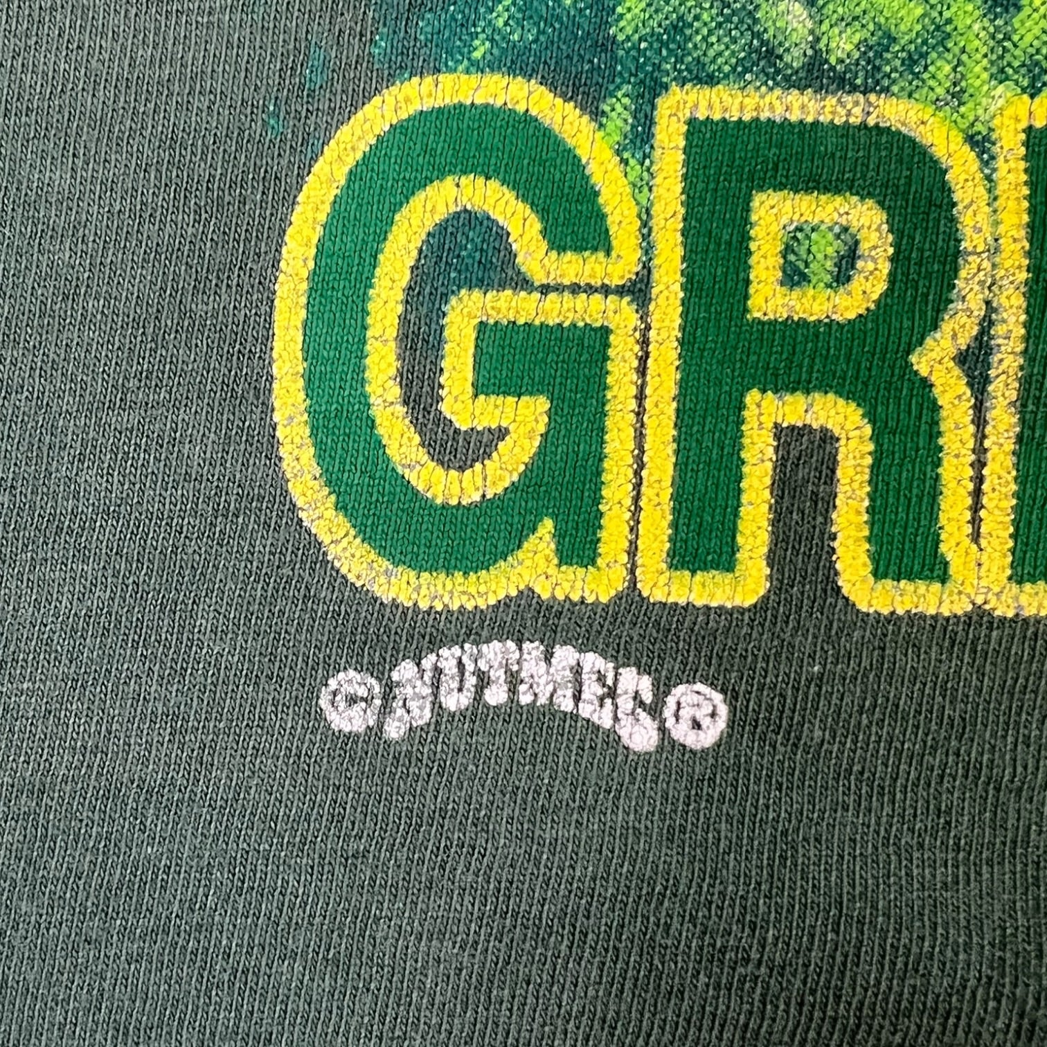 Vintage 1995 Green Bay Packers Logo 7 T-Shirt Green