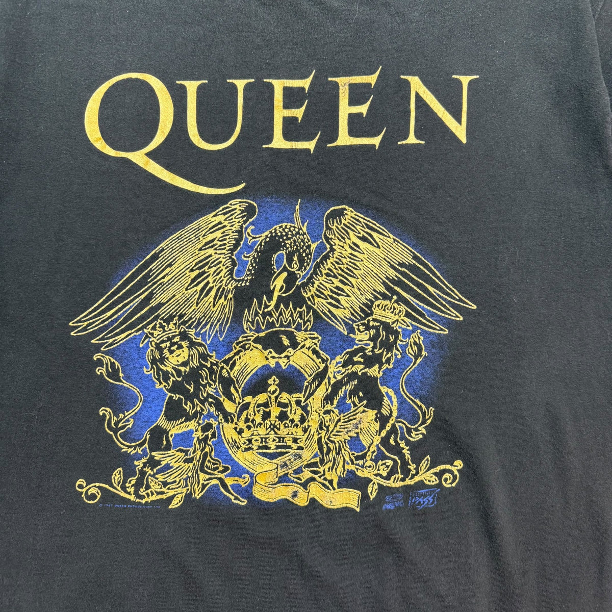 1990 Queen Band Bohemian Rhapsody Tee Black
