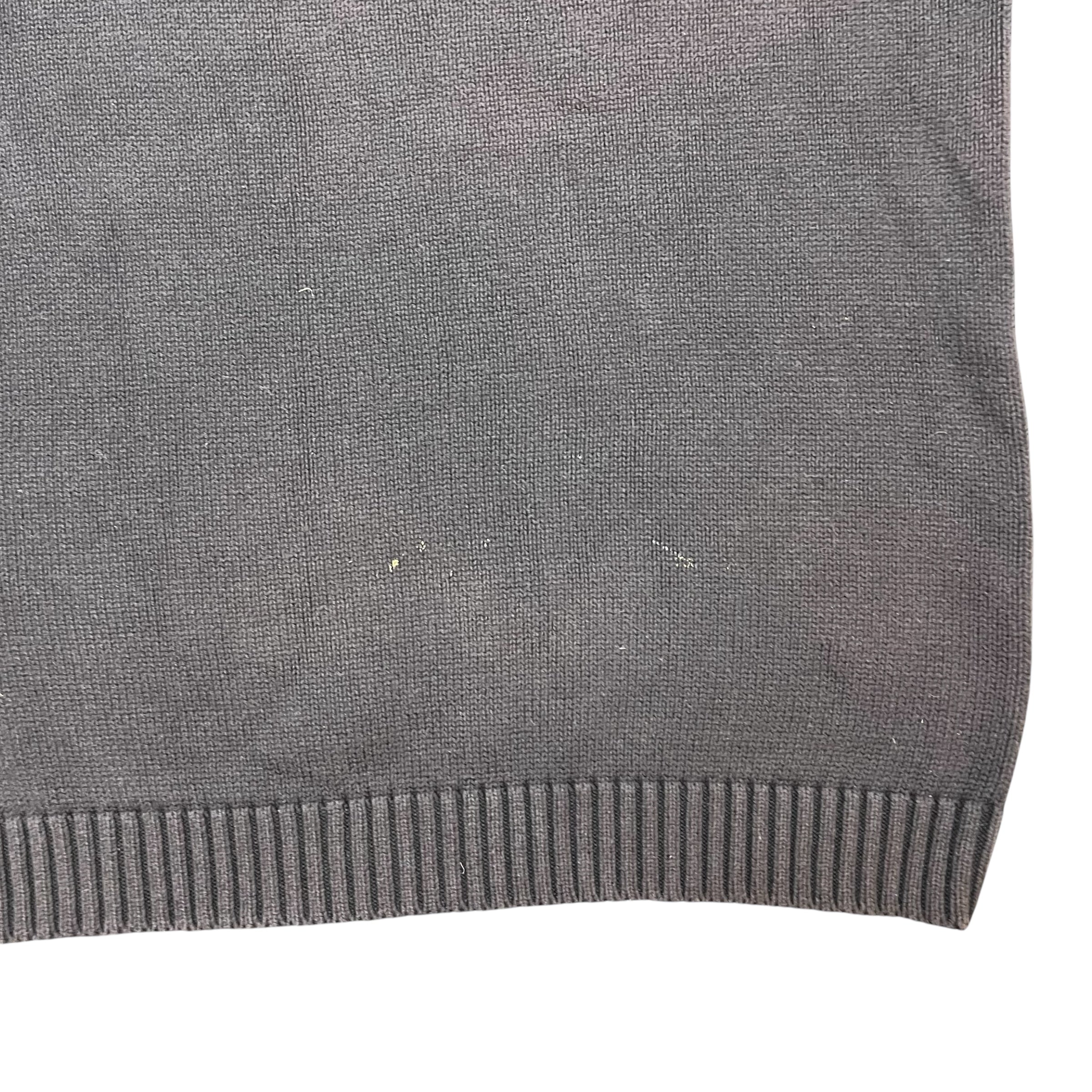 Vintage YSL Knit Sweater Faded Black