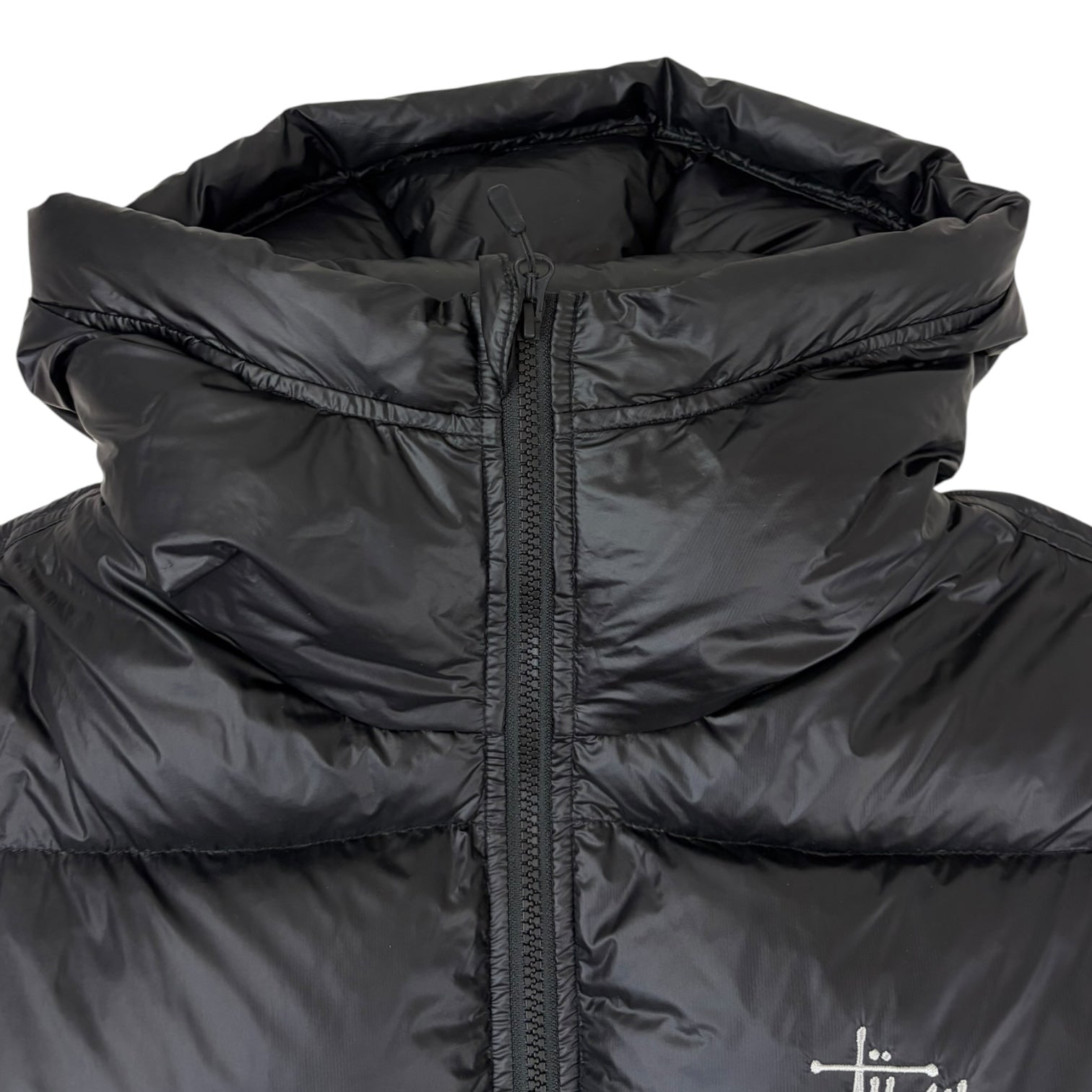 Stussy Micro Ripstop Down Puffer Jacket Black