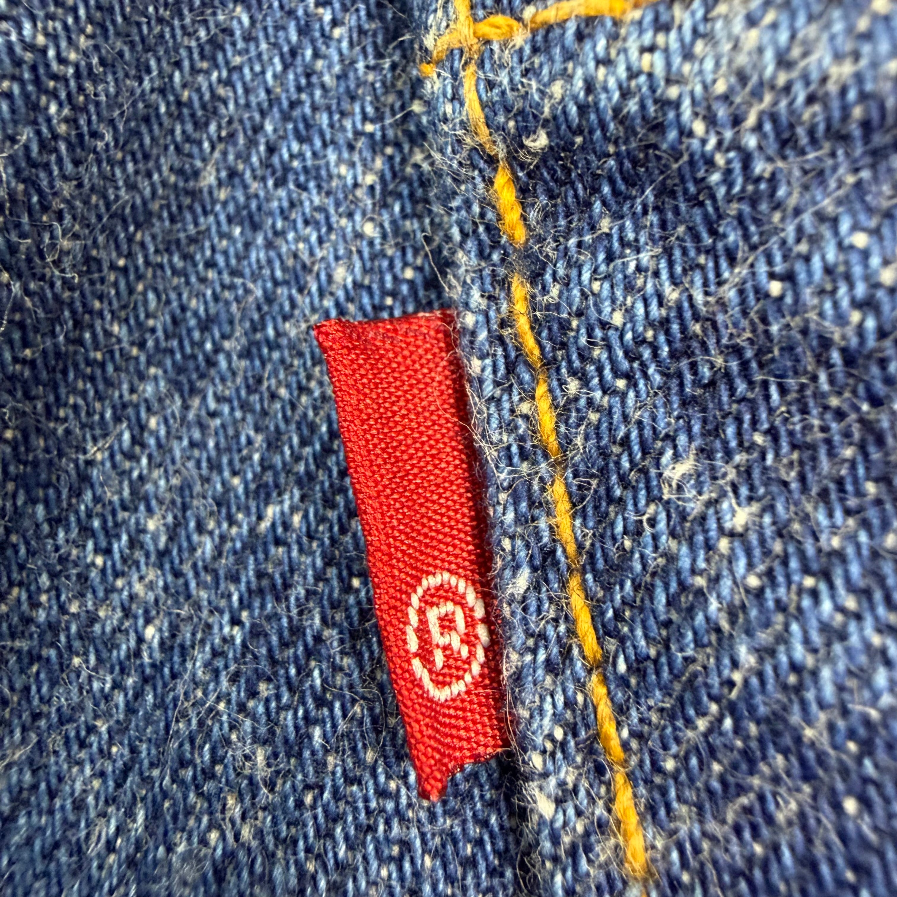 Vintage Levi’s 501 Blank Tab Denim Jeans Blue